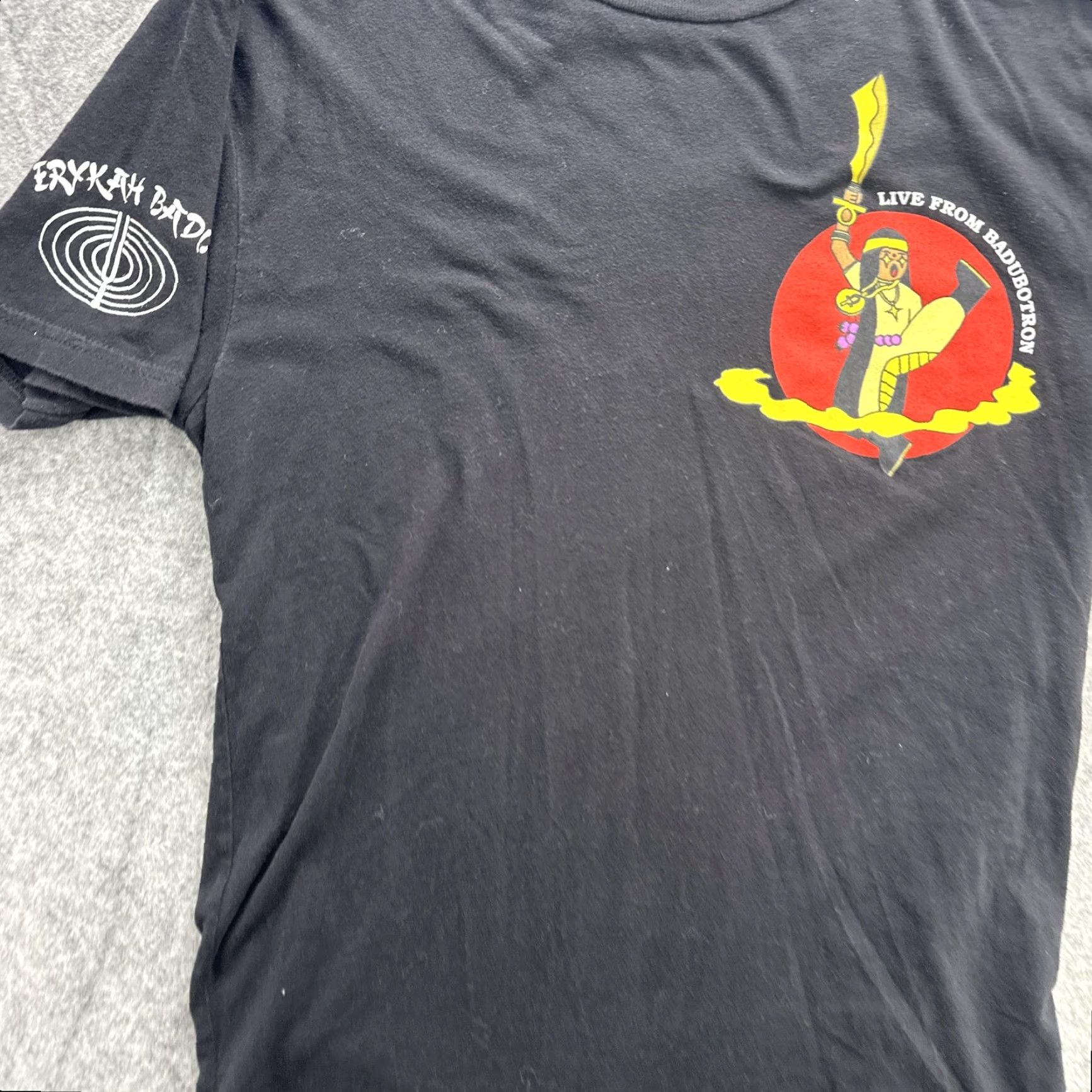 Olive Erykah Badu Shirt Mens XL Black Live From Badubotron Tour 2021 Concert Graphic Size US XL / EU 56 / 4 - 3 Thumbnail