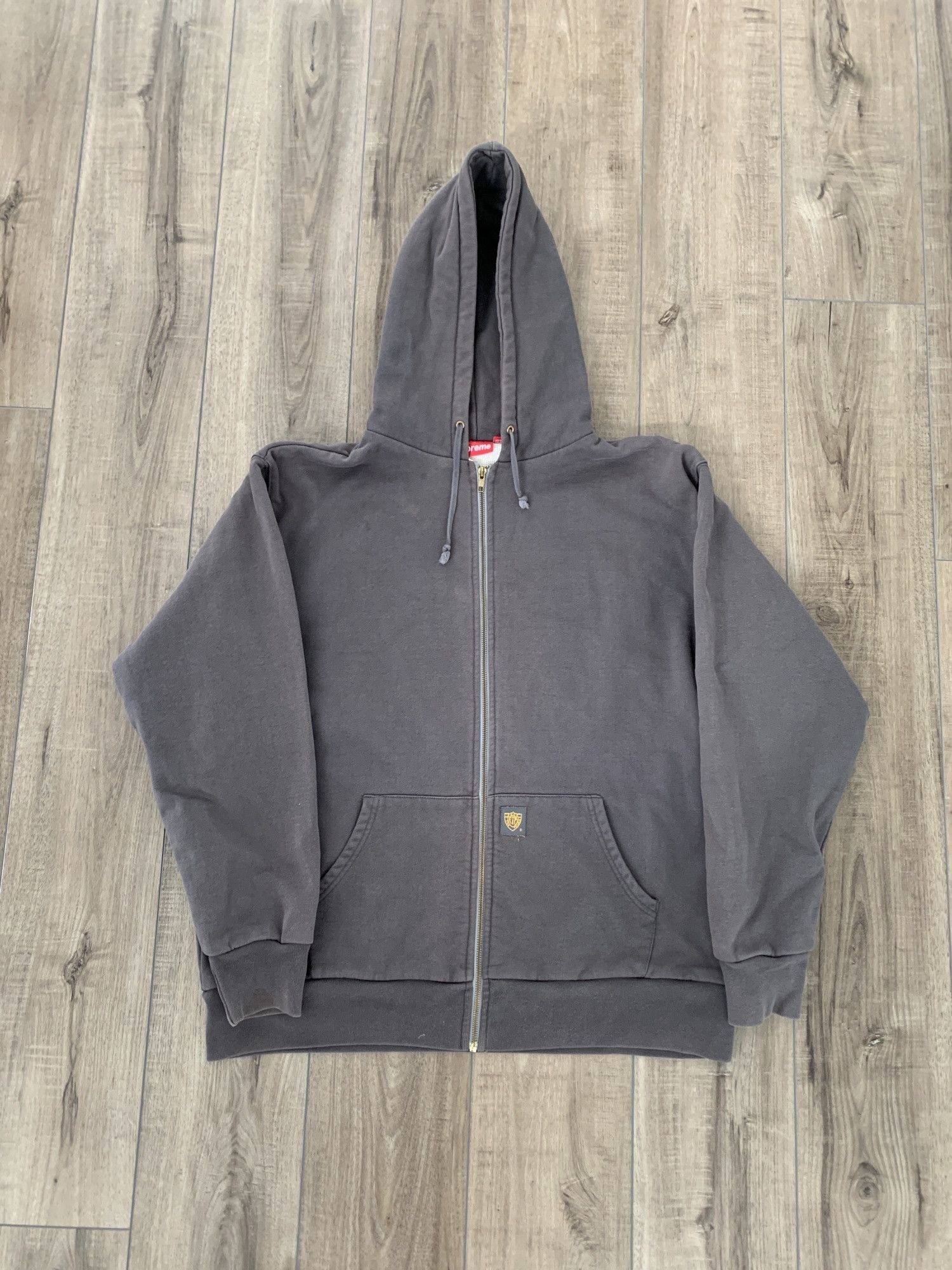 Supreme Supreme 2000s Faded FTP Thermal Hoodie XL Size US XL / EU 56 / 4 - 1 Thumbnail