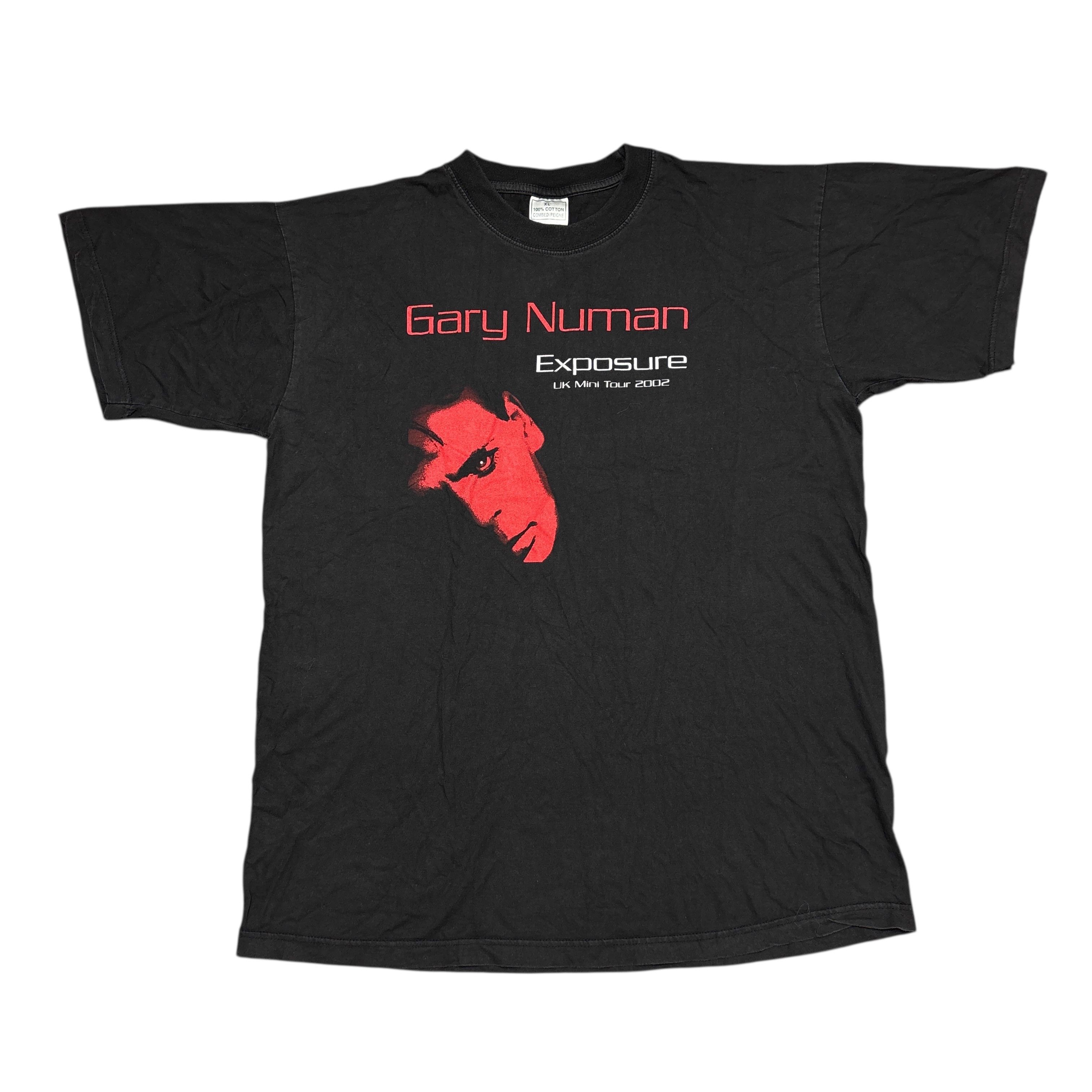Band Tees 2002 Gary Numan Shirt Band Tee Bauhaus Talking Heads Gothic Size US XL / EU 56 / 4 - 1 Thumbnail