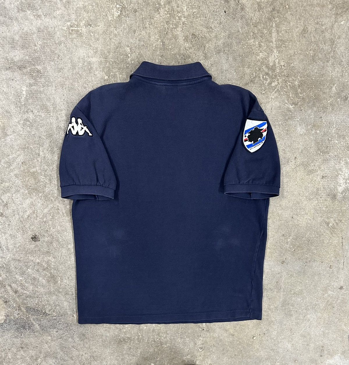 Kappa Kappa 08/09 Sampdoria FC Soccer Serie A Polo T-Shirt Size US XXL / EU 58 / 5 - 2 Thumbnail