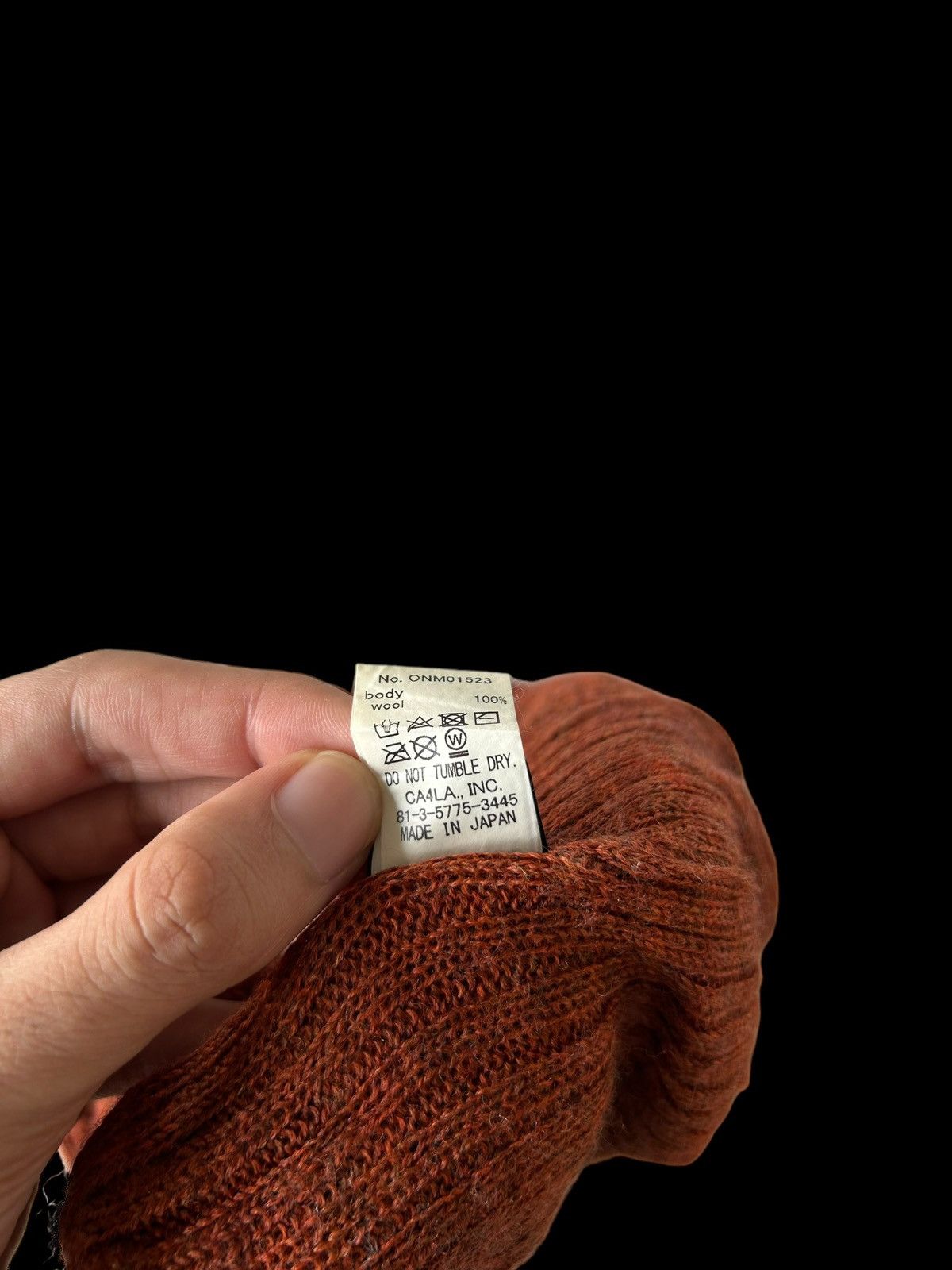 CA4LA × Japanese Brand × Kapital CA4LA ORANGE BEANIE HATS MADE JAPAN🎌 Size ONE SIZE - 6 Thumbnail