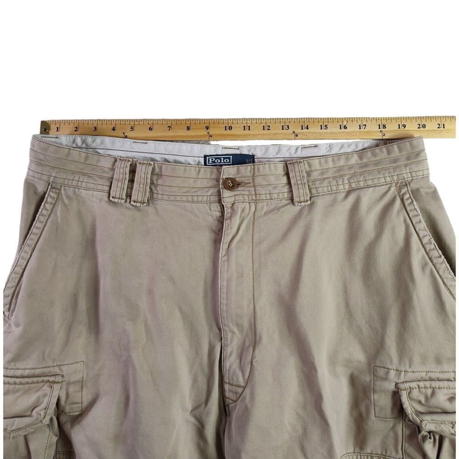 Polo Ralph Lauren Vintage Polo Ralph Lauren Cargo Shorts Mens 40 T Tall Baggy Size US 40 / EU 56 - 7 Thumbnail