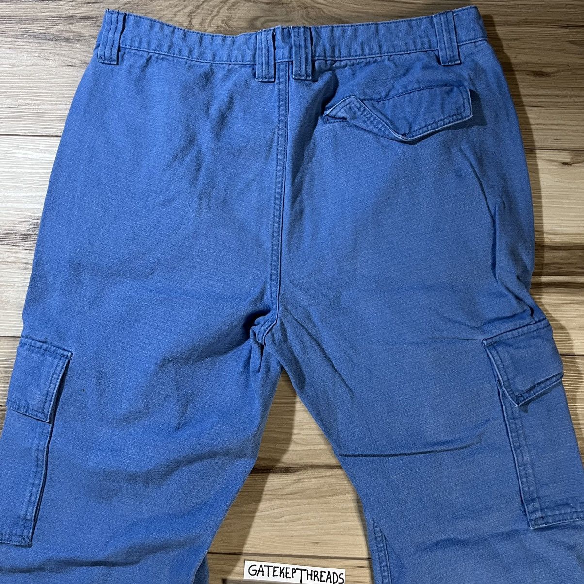 Guess × J Balvin Guess J Balvin Cargo Pants Blue Ripstop 2020 Rainbow Logo Size US 33 - 9 Thumbnail