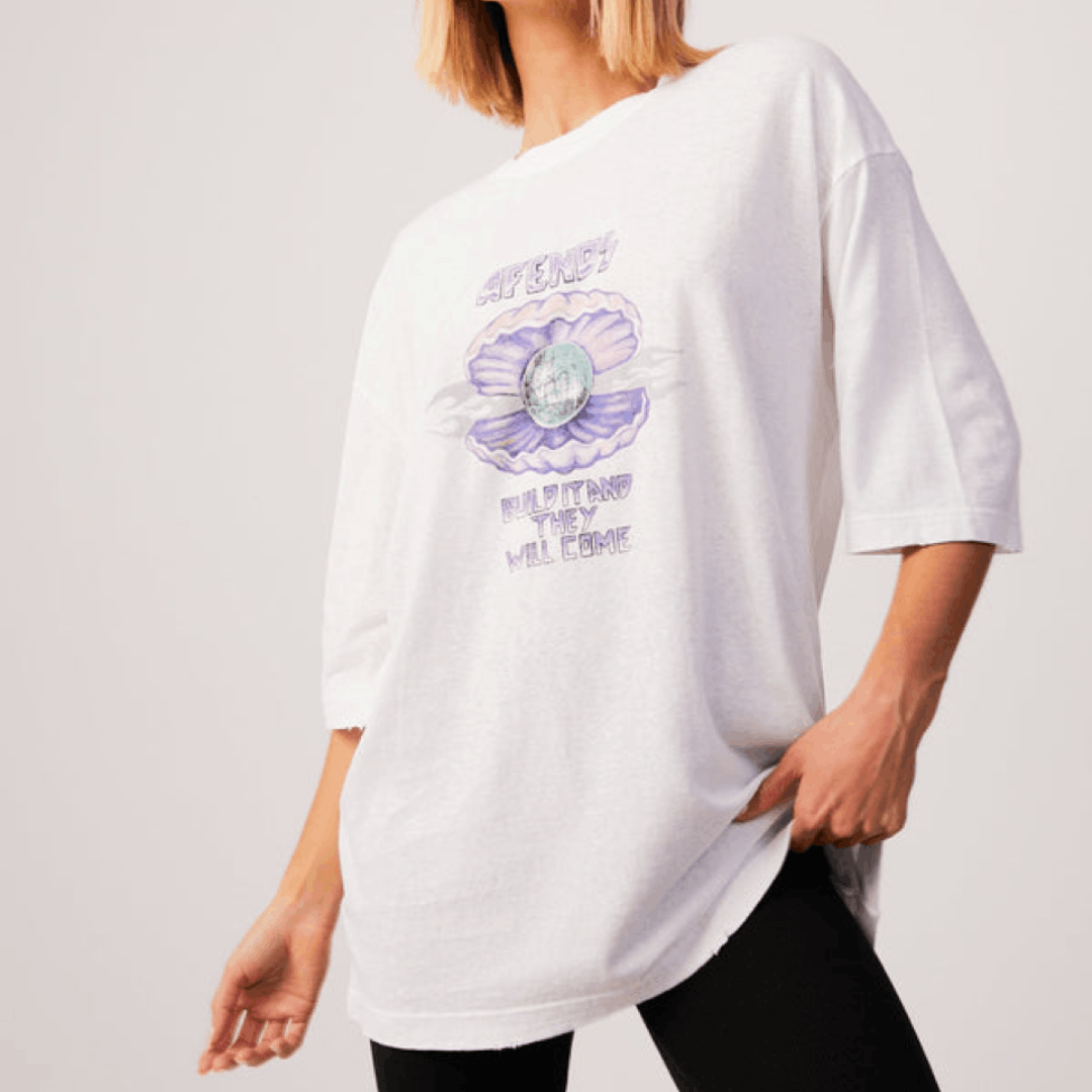 Afends NWT Afends x Nirvana - Shell - Hemp Oversized T-Shirt Small Size S / US 4 / IT 40 - 15 Thumbnail