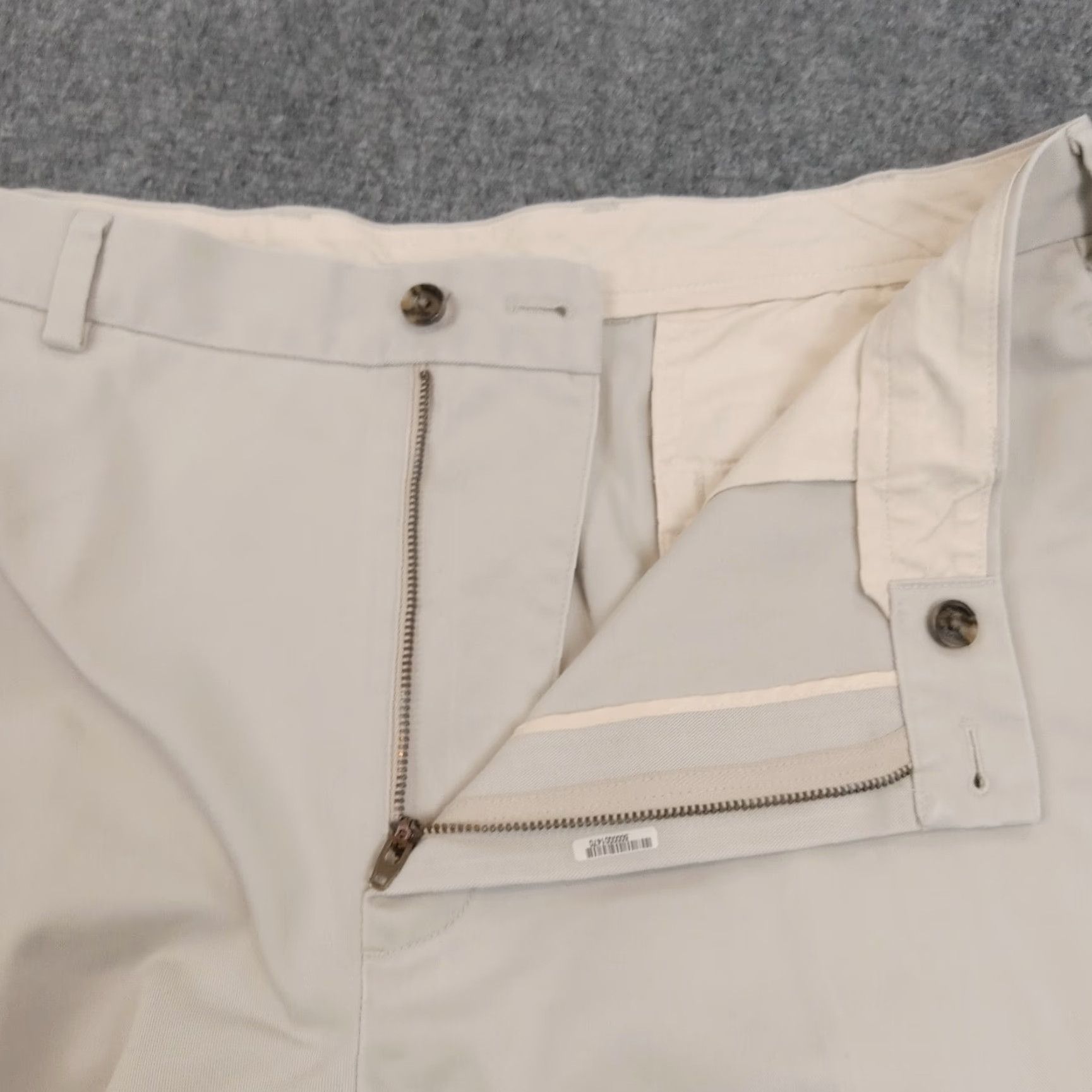 Brooks Brothers Brooks Brothers Beige Chino Pants Mens 38x34 (37x30) Straight Leg Clark Cuff Office Size US 37 - 6 Thumbnail