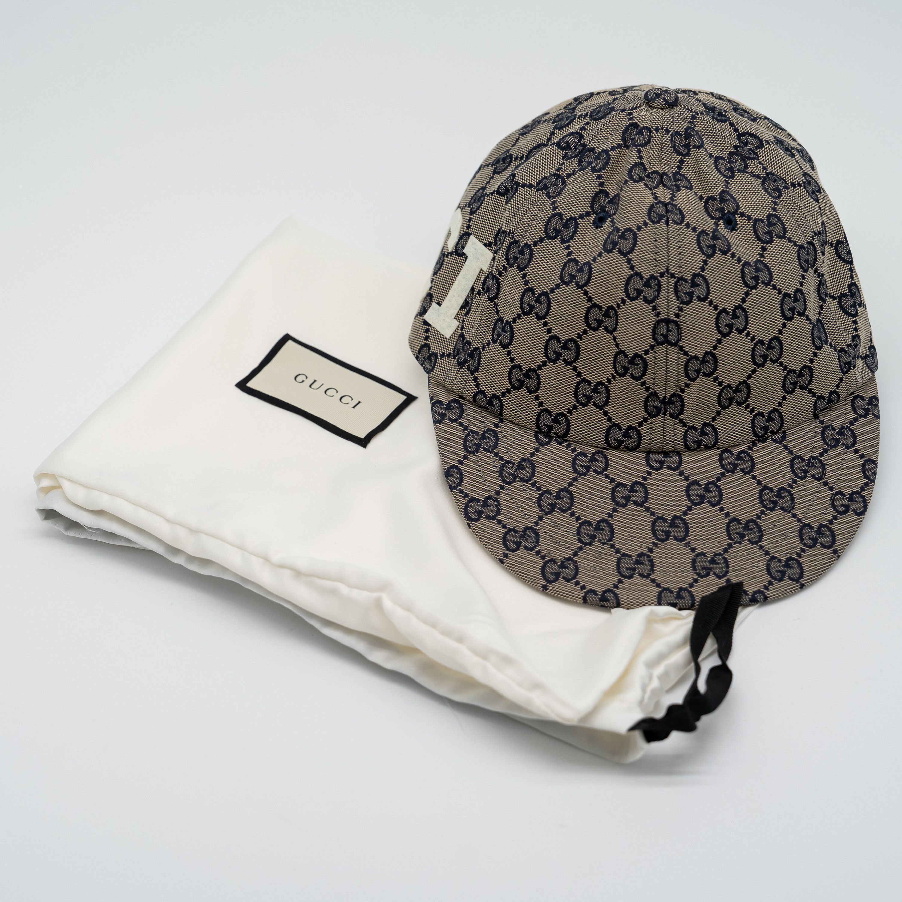 Gucci S Gucci GG Print Baseball Cap Hat Grey logo 25 Size ONE SIZE - 10 Thumbnail