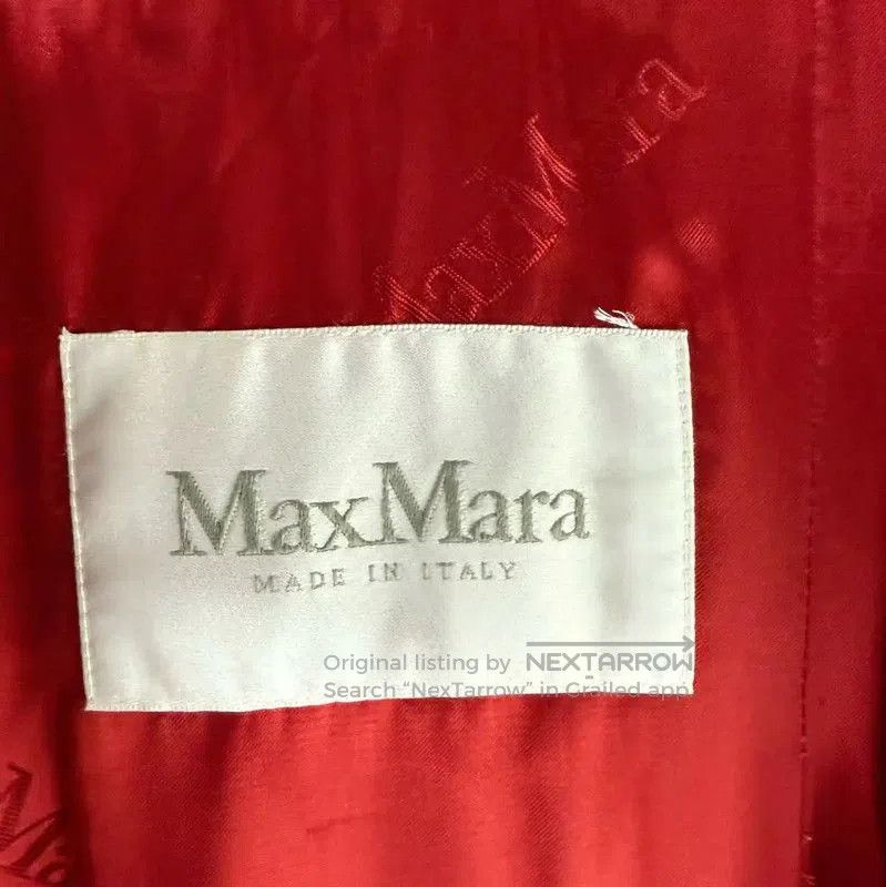 Max Mara MaxMara Red Wool Women’s Coat . Size M / US 6-8 / IT 42-44 - 3 Thumbnail