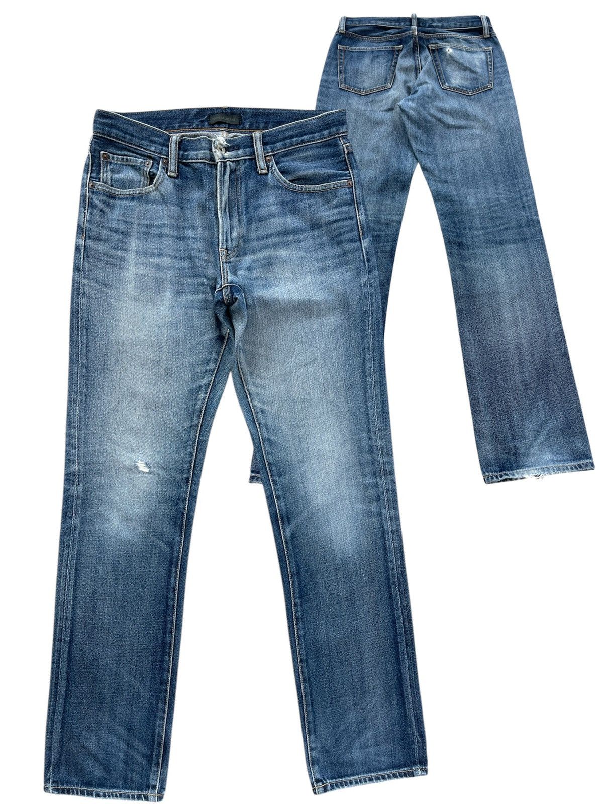 Japanese Brand × Uniqlo 🔥 Japanase Brands Uniqlo Distressed Denim W30🔥 Size US 30 / EU 46 - 1 Thumbnail