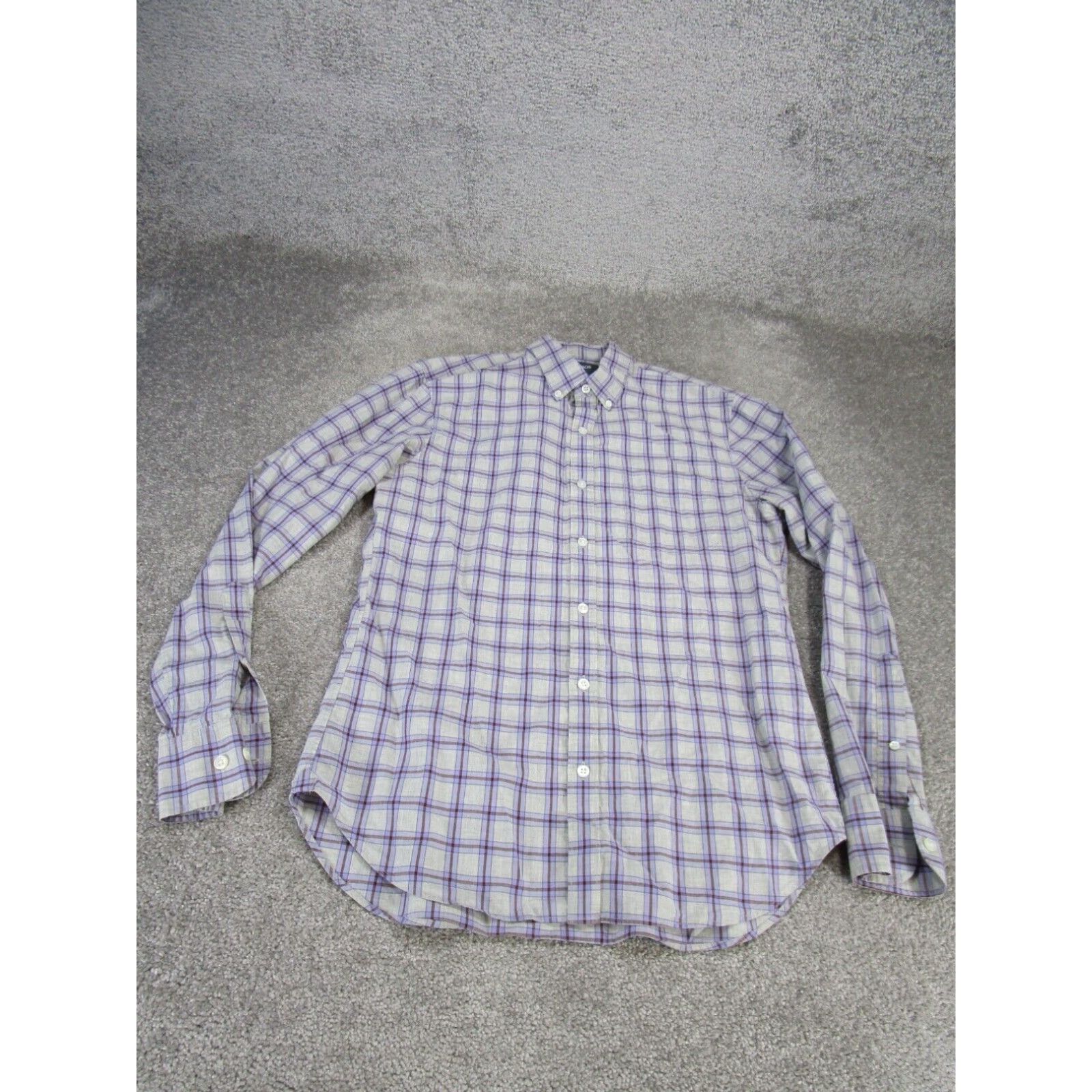 Bonobos Bonobos Mens Gray Plaid Long Sleeve Button Down Shirt Medium Size US M / EU 48-50 / 2 - 1 Thumbnail
