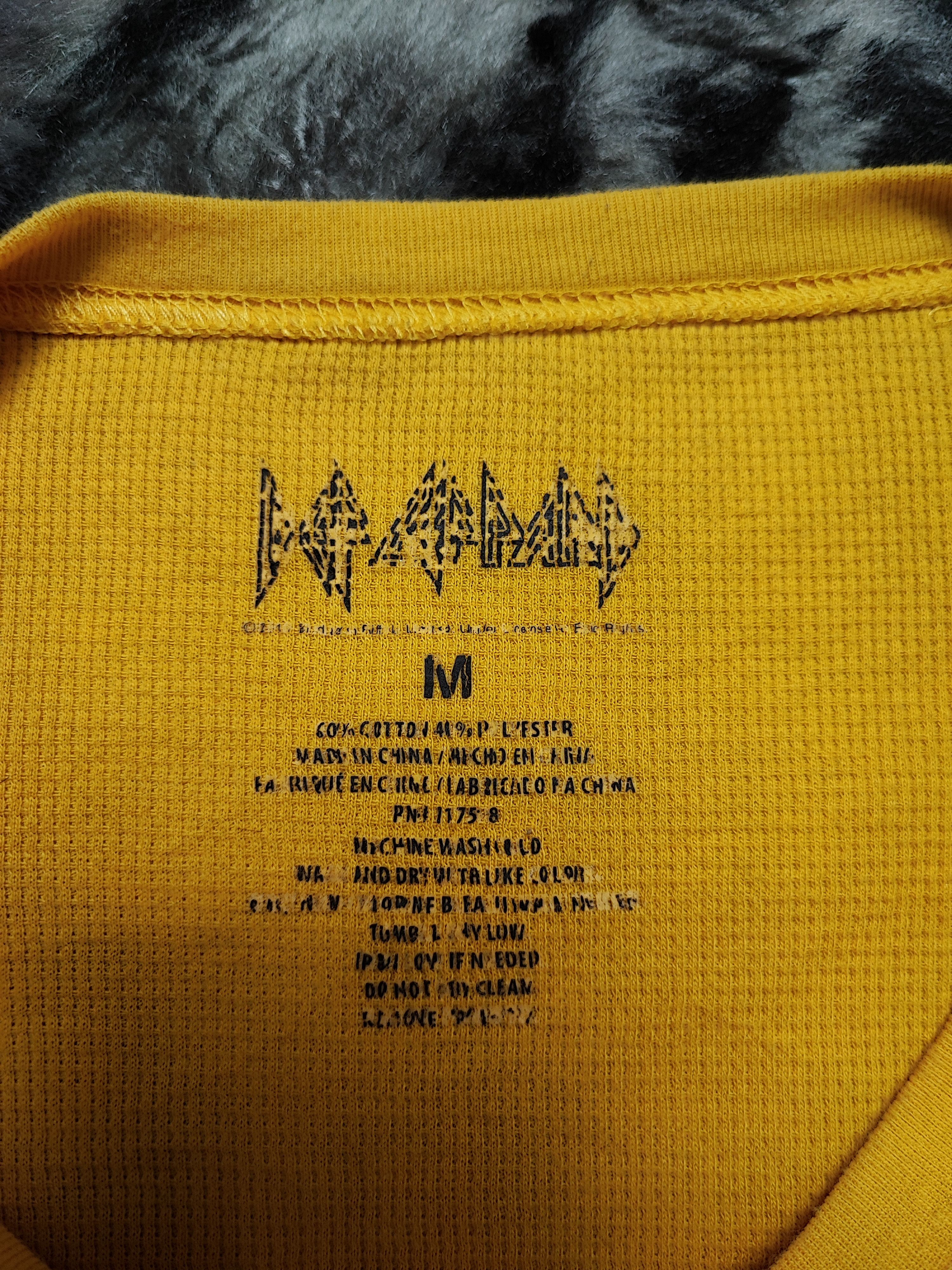Band Tees × Def Leppard Def Leppard Croptop Cotton Size M / US 6-8 / IT 42-44 - 17 Thumbnail