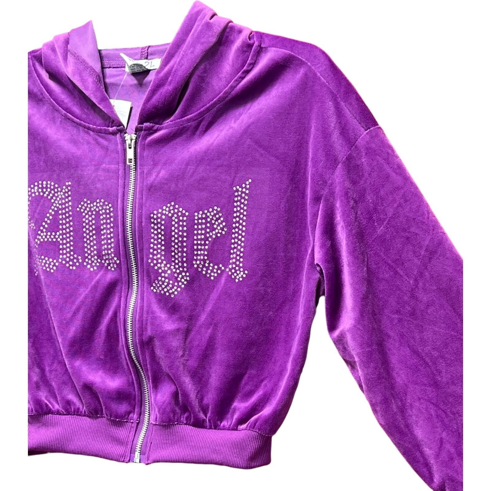 rue21 Rue 21 - Women's Long Sleeve Hooded Sweater - Purple - Small Size S / US 4 / IT 40 - 14 Thumbnail