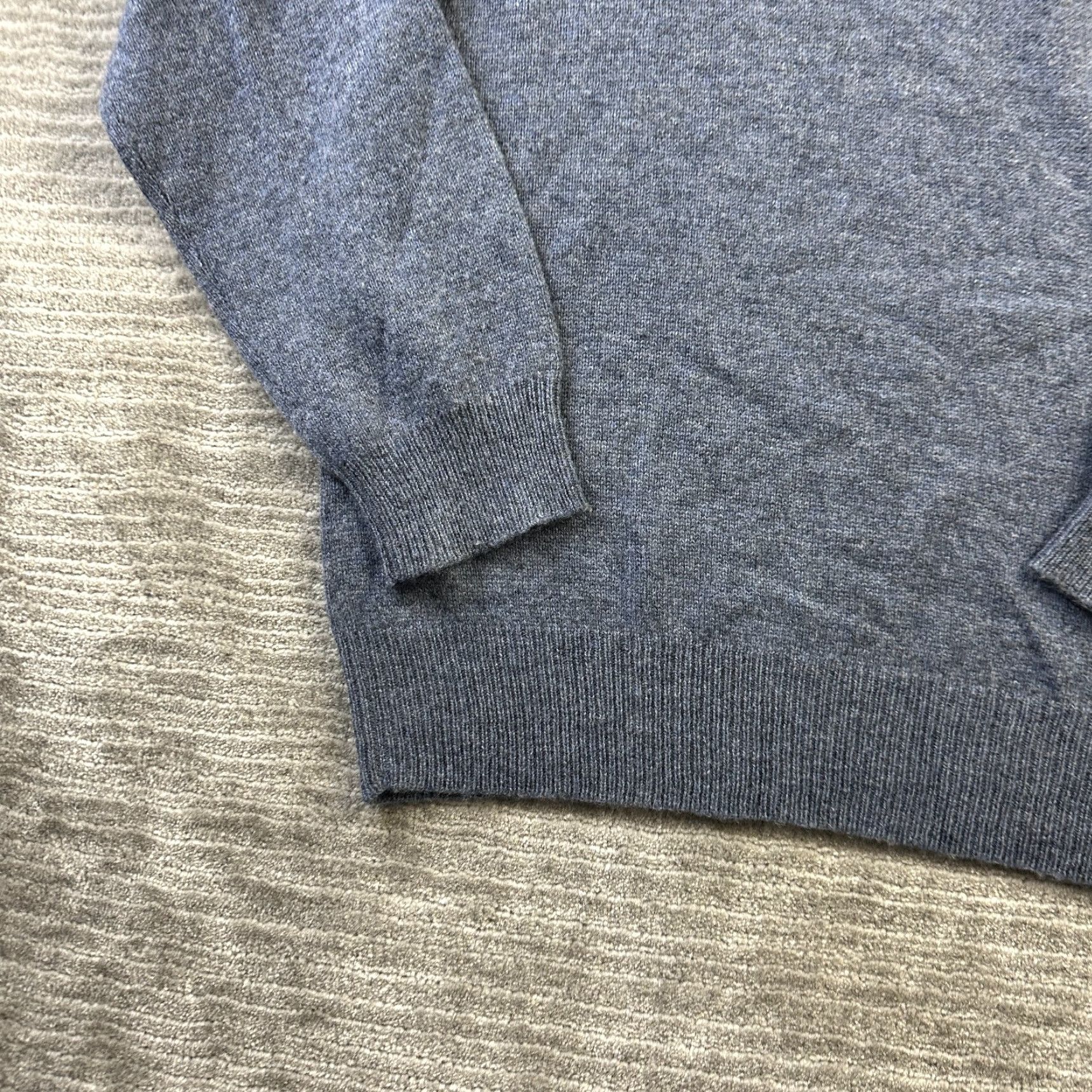 Polo Ralph Lauren Polo Ralph Lauren Sweater Mens Large Blue Lambswool V Neck Pullover Knit Grandpa Size US L / EU 52-54 / 3 - 5 Thumbnail