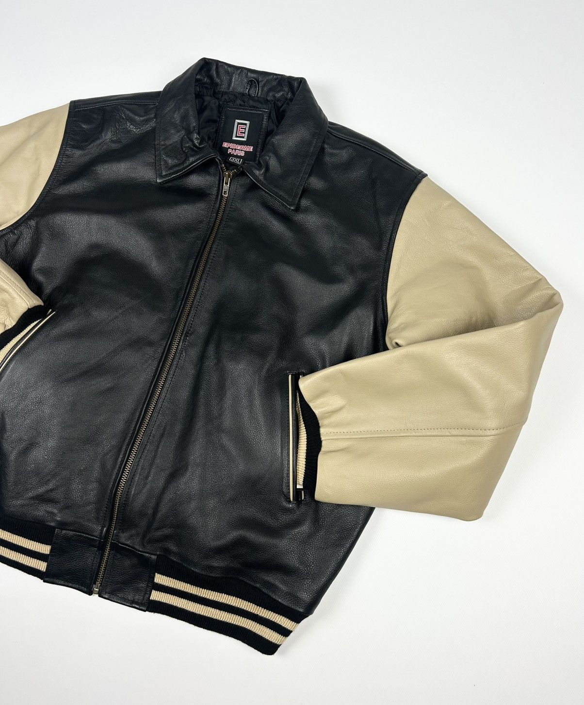 Avirex Vintage Epiderme paris Leather bomber jacket avirex style Size US XXL / EU 58 / 5 - 2 Thumbnail