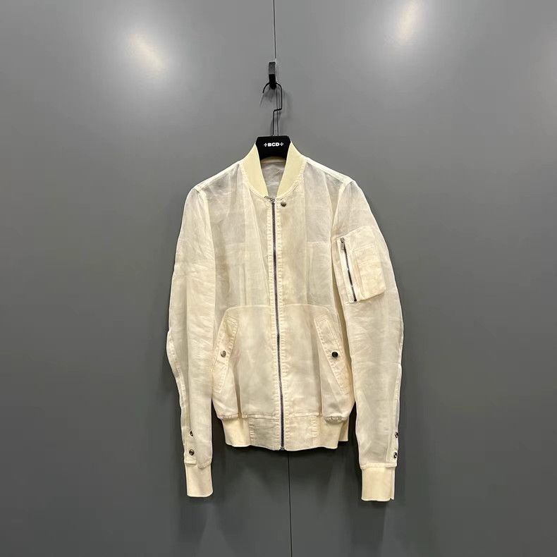 Rick Owens Rick Owens ivory light jacket Size US M / EU 48-50 / 2 - 1 Thumbnail