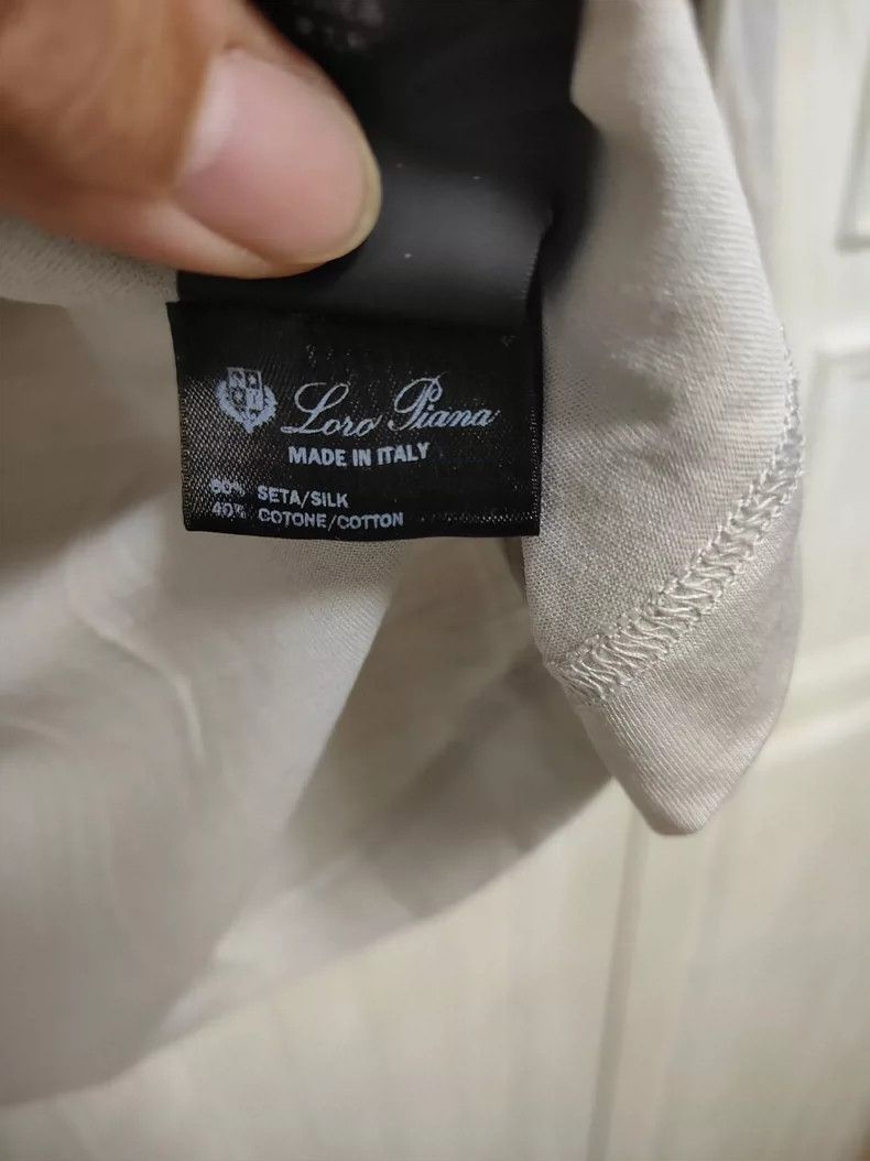 Loro Piana LORO PIANA Men's long-sleeved T-shirt Size US L / EU 52-54 / 3 - 4 Thumbnail