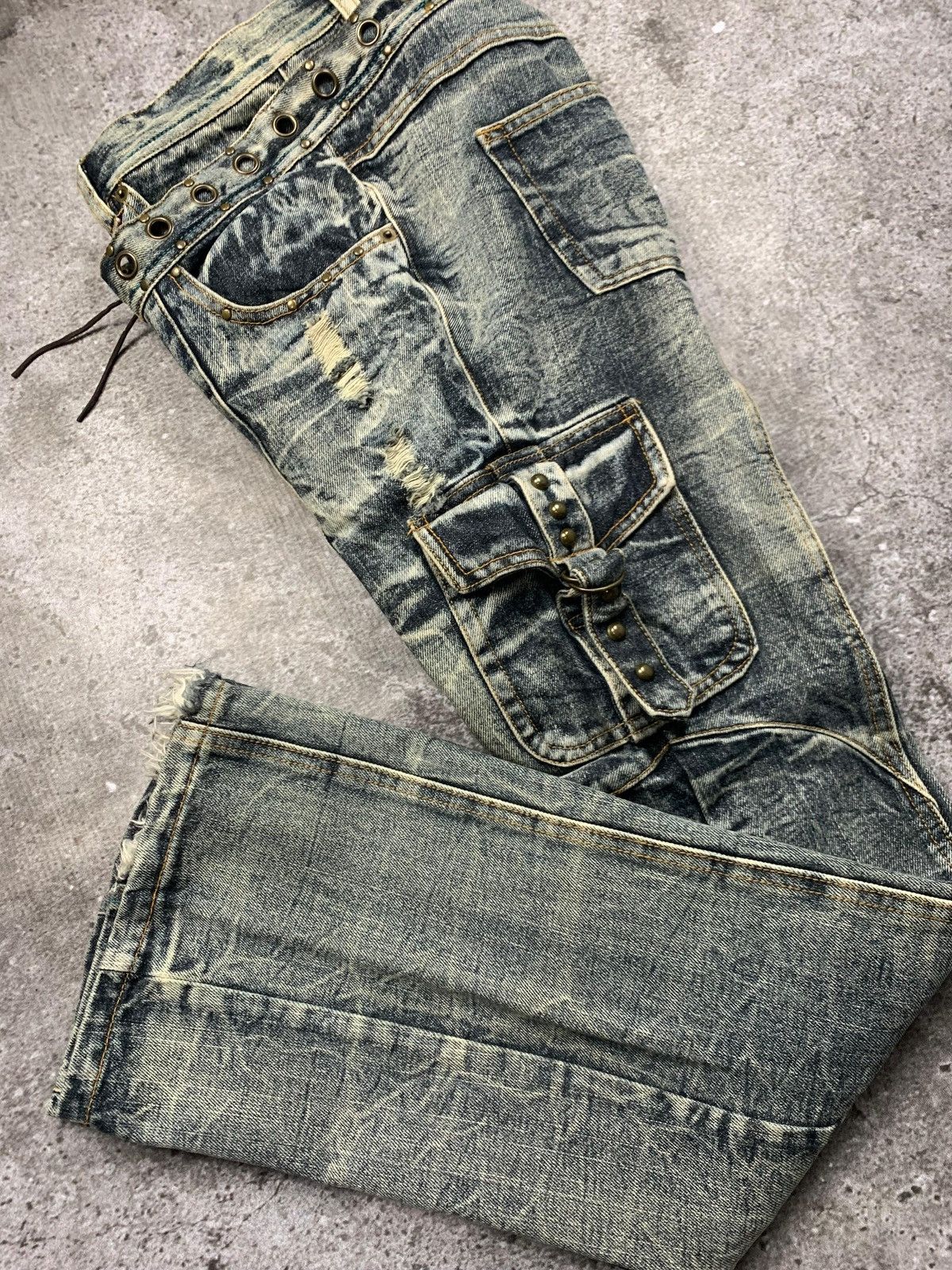 LOWBOX Lowbox Y2k Style Flared LGB 3 Pocket Jeans Size US 30 / EU 46 - 6 Thumbnail