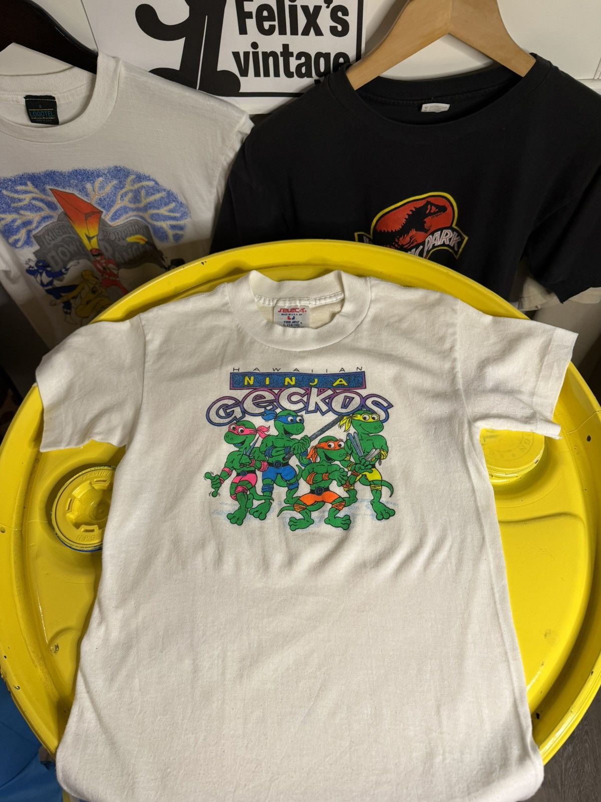 Vintage 1980s vintage ninja Turtles T-shirt single stitch Size US S / EU 44-46 / 1 - 2 Thumbnail