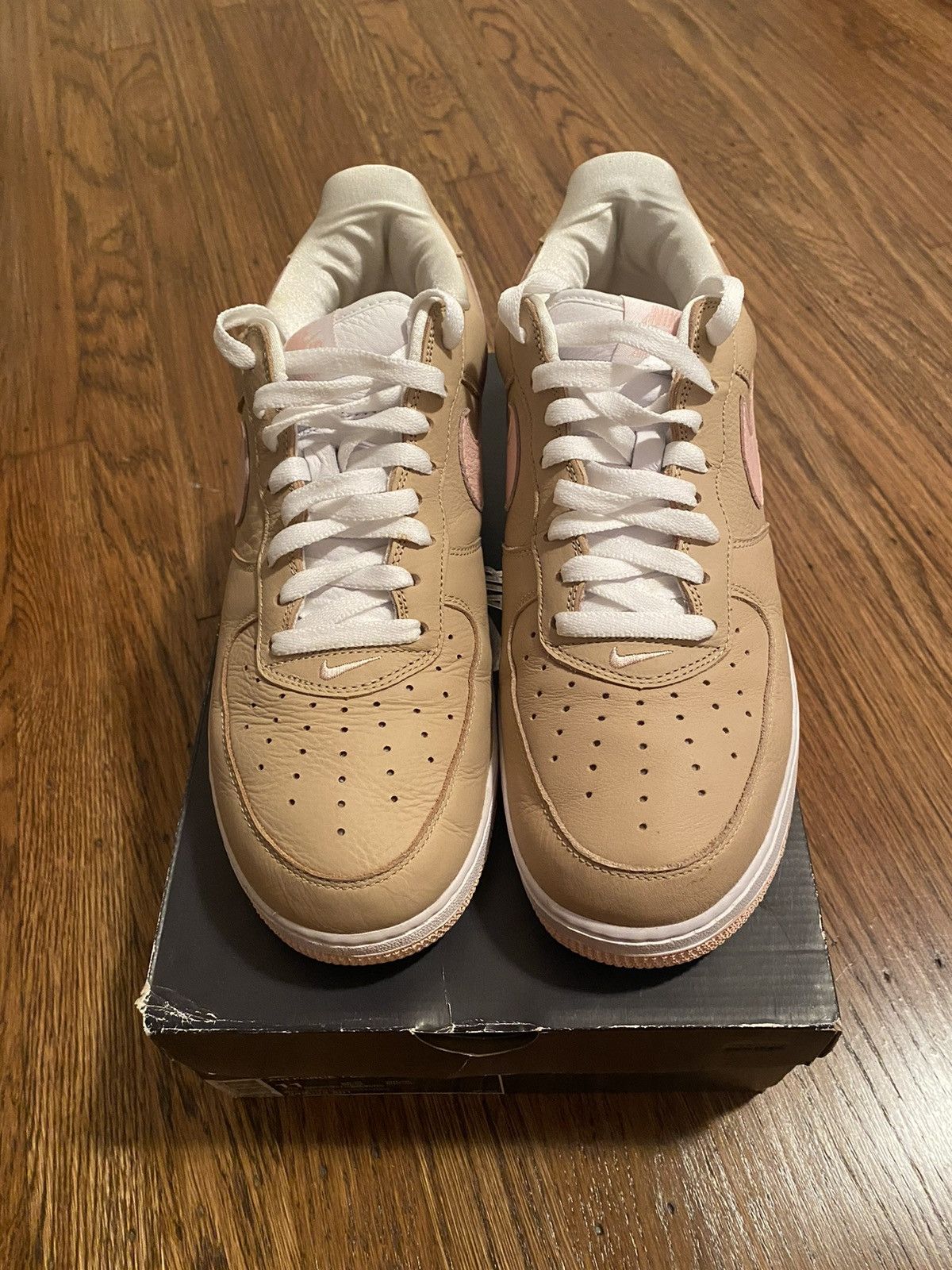 Kith × Nike Nike Air Force 1 Low Retro Linen x Kith 2016 Sz 11 Size US 11 / EU 44 - 3 Thumbnail