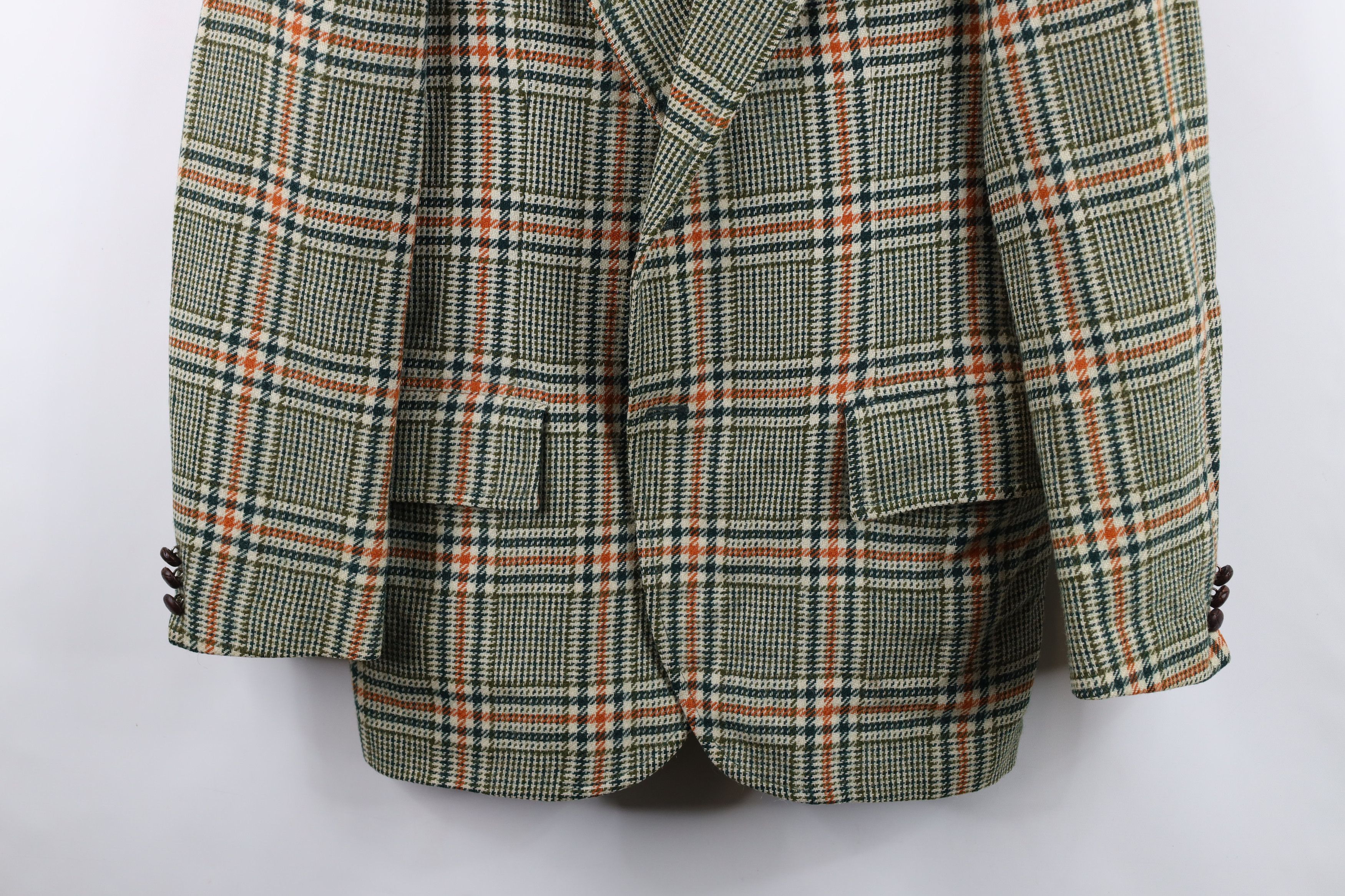 Vintage Vintage 60s 70s Wool Tweed Suit Coat Blazer Jacket Plaid USA Size US XXL / EU 58 / 5 - 3 Thumbnail