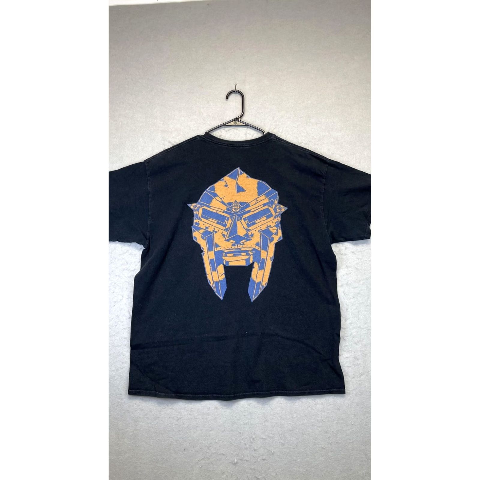 GAS VINTAGE Gas Drawls MF DOOM Shirt Mens XL Black Graphic Print Crew Neck Short Sleeve Hip Hop Streetwear Size US XL / EU 56 / 4 - 7 Thumbnail