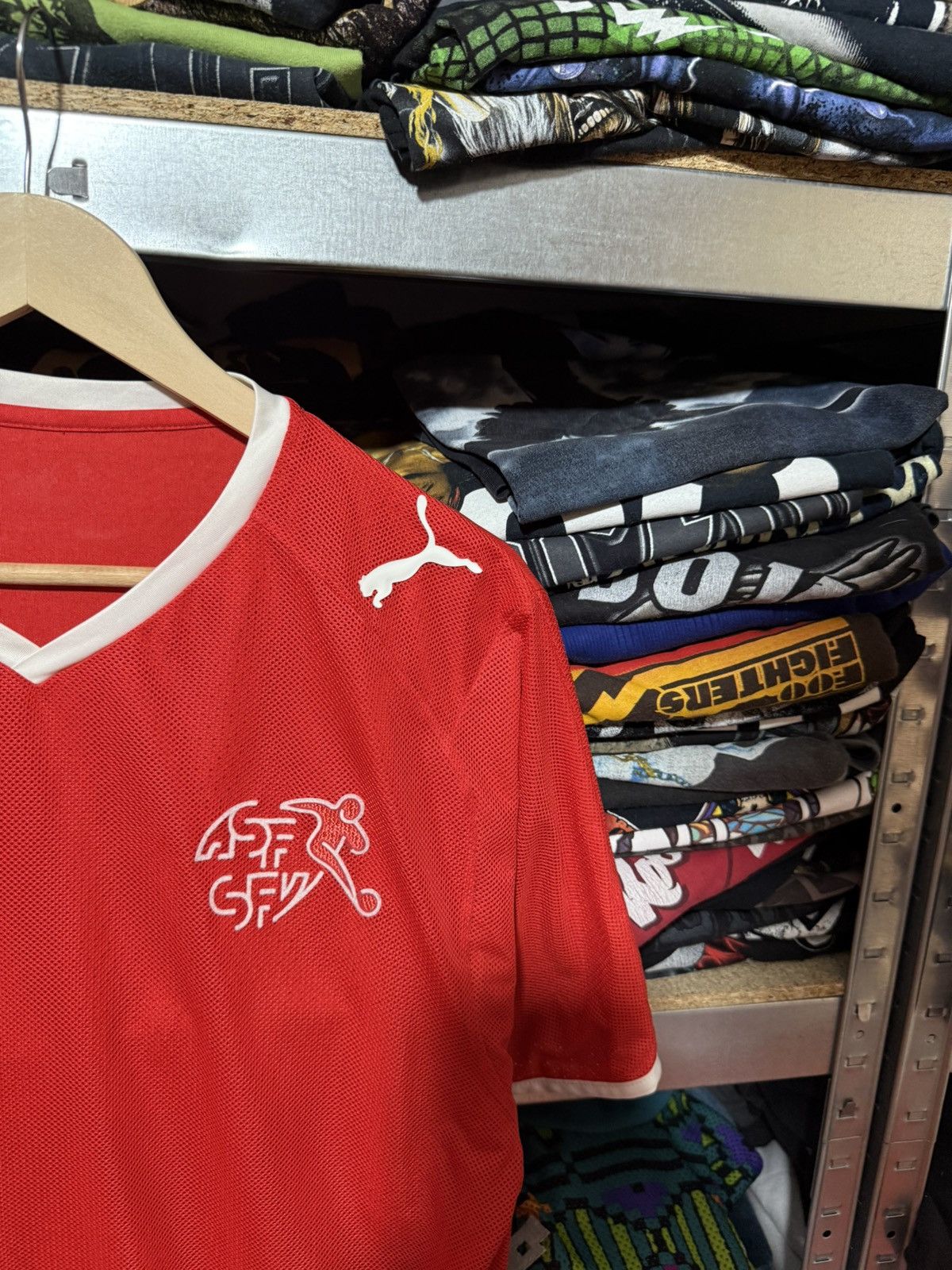 Puma Puma Switzerland 2008 2010 Home Football Soccer Retro Jersey Size US XL / EU 56 / 4 - 4 Thumbnail