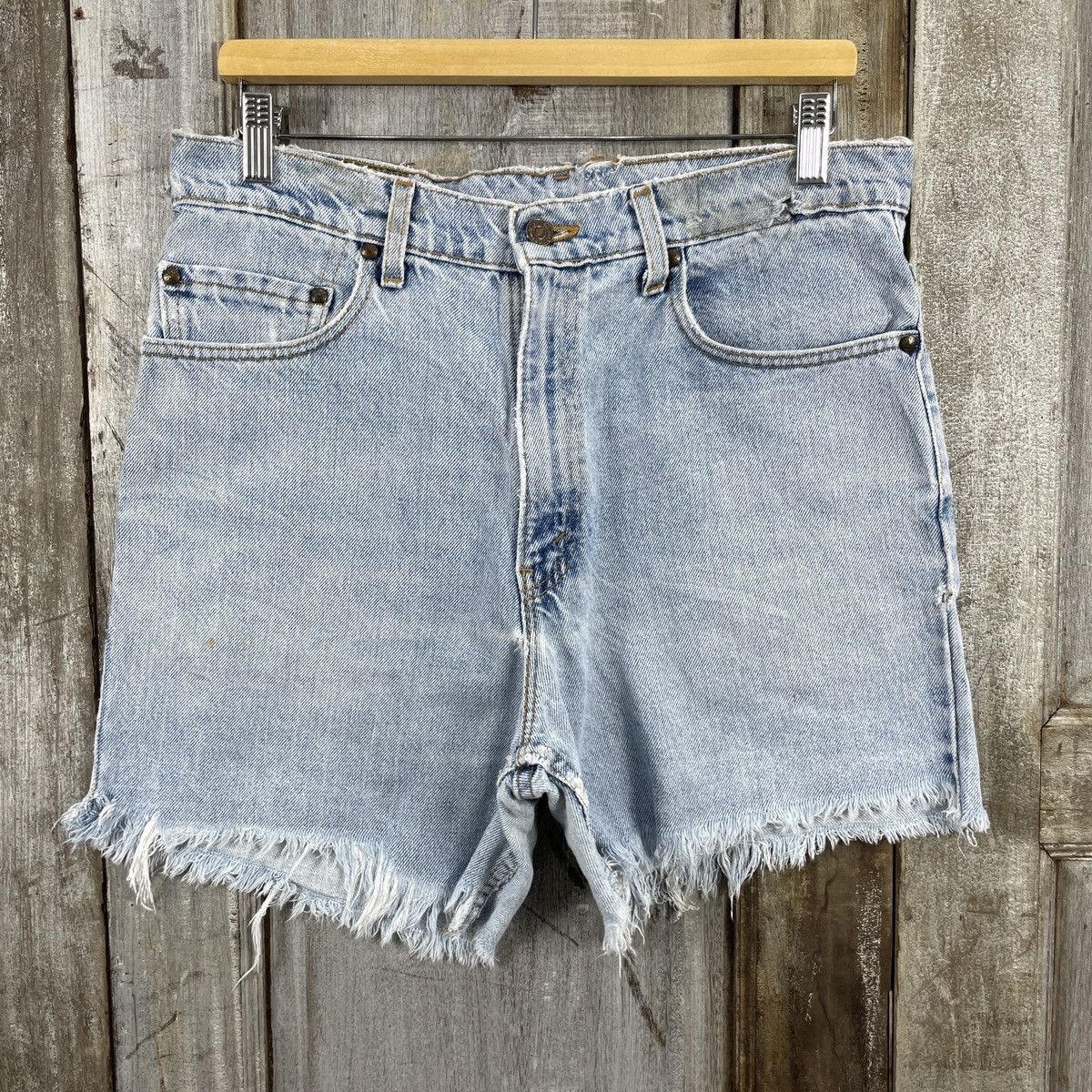 Levi's × Vintage Vintage Levis 540 Distresses Shorts Size US 32 / EU 48 - 1 Thumbnail