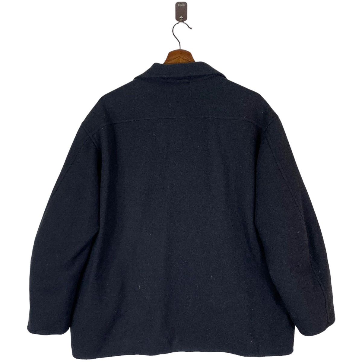 Jil Sander × Uniqlo Vintage Jill Sander Luxury Brand Wool Coat Jacket Size US L / EU 52-54 / 3 - 8 Thumbnail