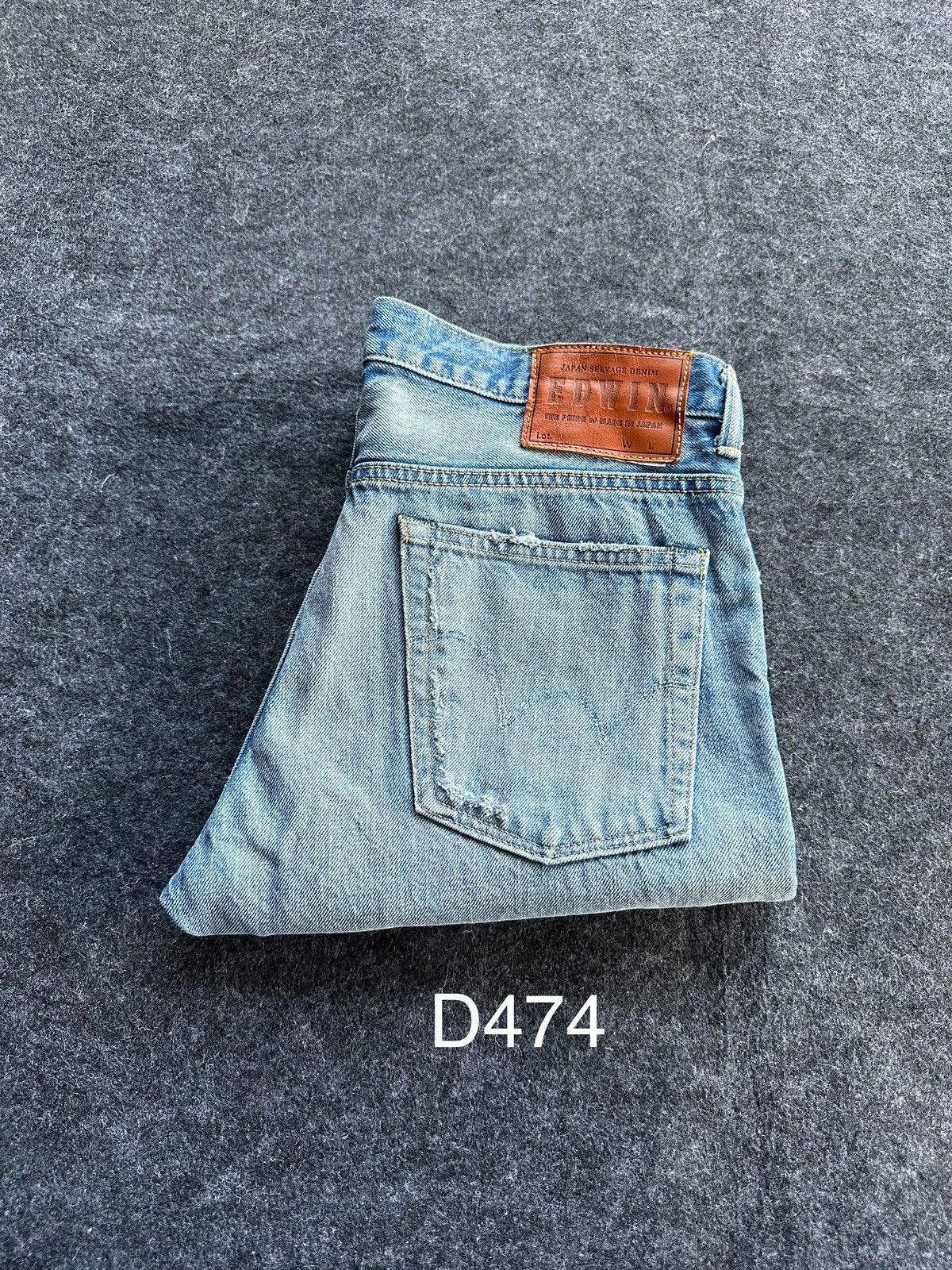 Edwin × Hysteric Glamour × Vintage Vintage Edwin 544 Selvedge Washed Blue Denim D474 Size US 32 / EU 48 - 20 Thumbnail