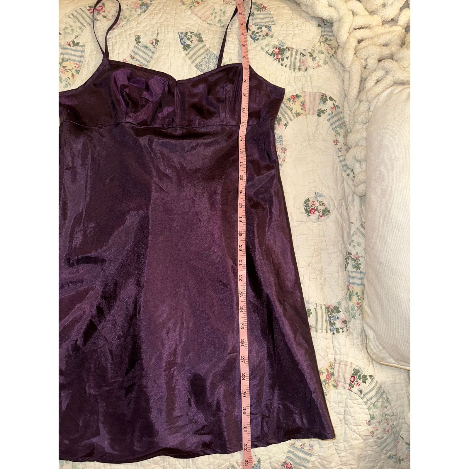 Nanette Lepore NANETTE LEPORE PURPLE SILK SLIPDRESS 4 Size S / US 4 / IT 40 - 7 Thumbnail