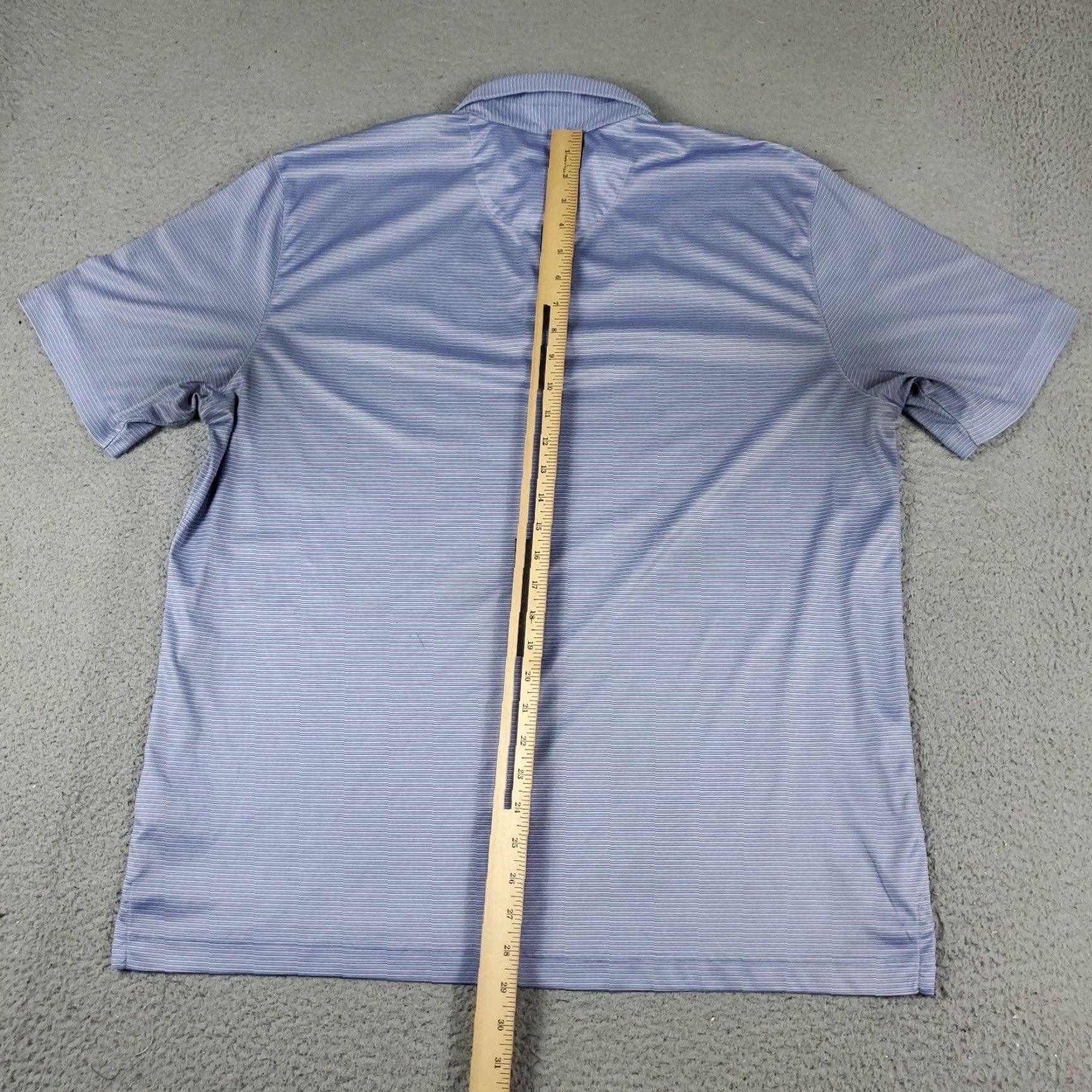 Vintage Greg Norman Polo Shirt Mens XL Blue Striped Polo Shirt XL Mens Blue Striped Golf Casual Short Sleeve Polo Shirt Size US XL / EU 56 / 4 - 5 Thumbnail