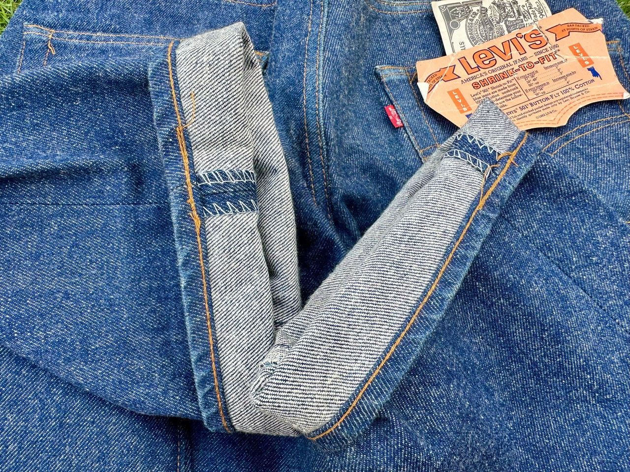Levi's Vintage rare 80’s Levi’s 501 Sidem Made in Usa W31 L29 Size US 30 / EU 46 - 9 Thumbnail