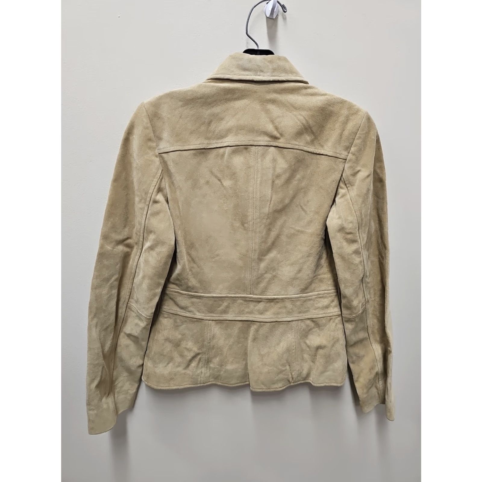 Banana Republic Banana Republic Jacket Women Beige Sz 2 Suede Zip Up Front Leather XT? Size XS / US 0-2 / IT 36-38 - 8 Thumbnail
