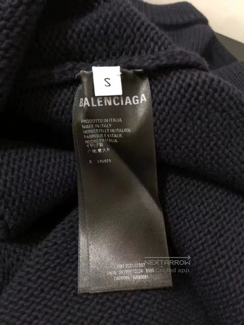 Balenciaga Balenciaga Loose Knit Sweater Size US S / EU 44-46 / 1 - 6 Thumbnail