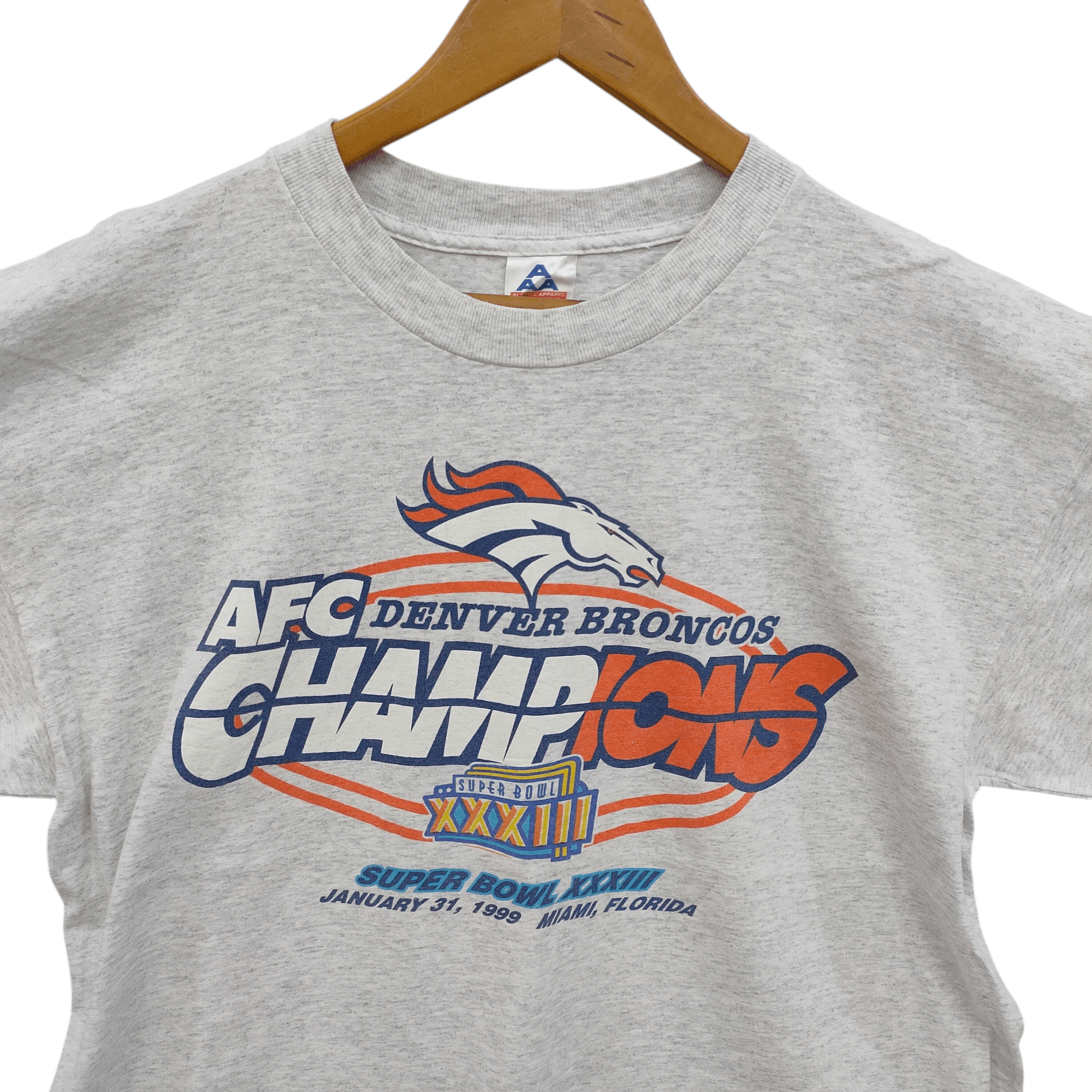 Alstyle × NFL × Vintage Vintage 1999 Denver Broncos Tshirt Size US XL / EU 56 / 4 - 3 Thumbnail
