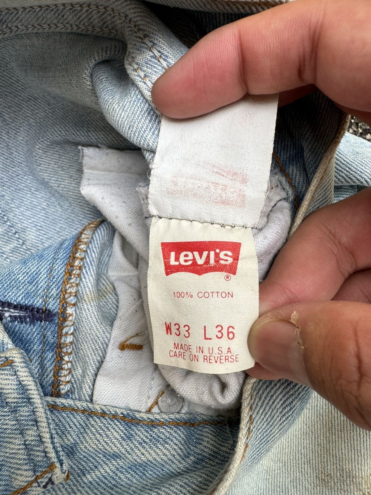 Levi's × Vintage Vintage 80s Levis 501xx USA denim jeans Size US 31 - 4 Thumbnail