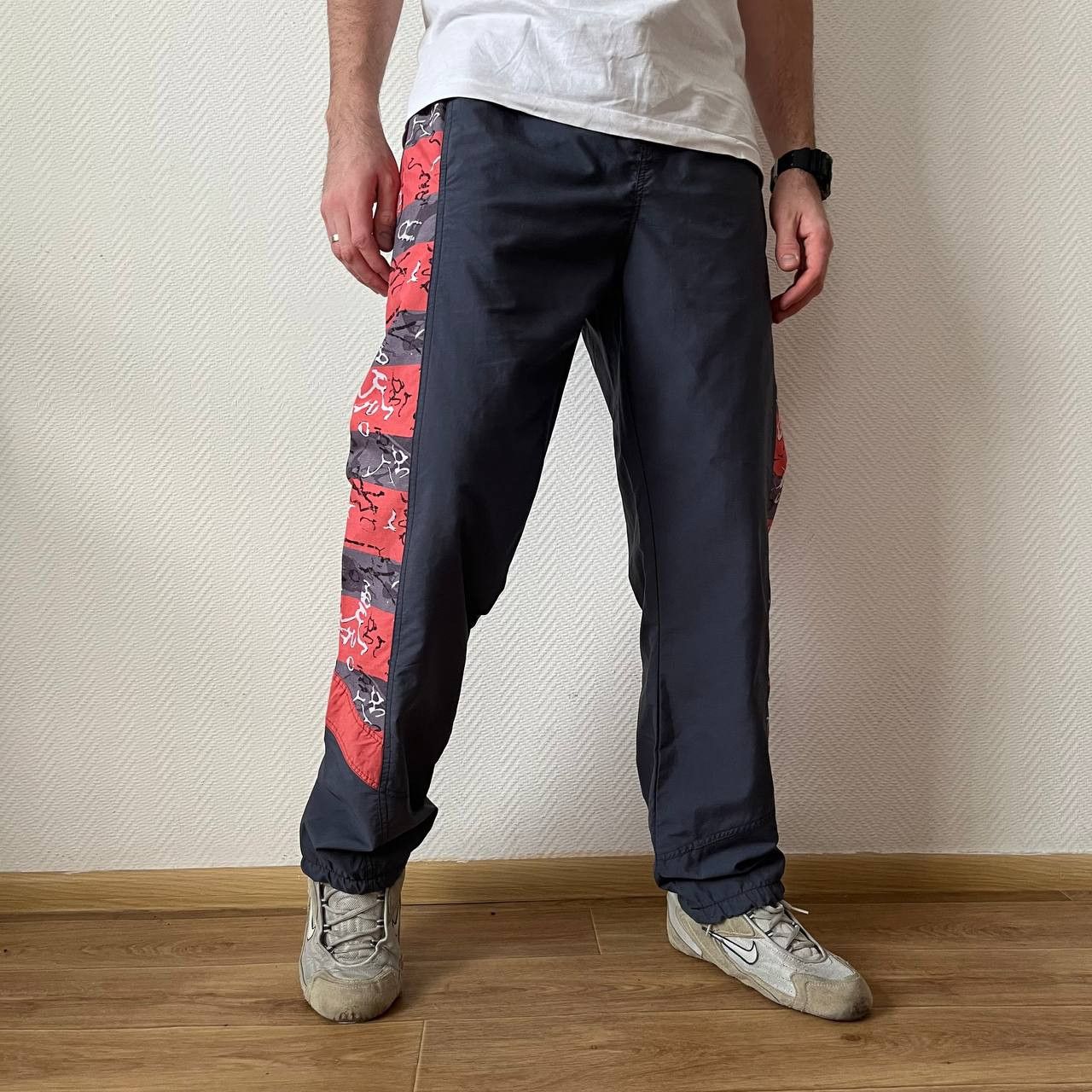 Reebok × Vintage Retro Vintage Reebok Nylon Baggy Trackpants Size US 32 / EU 48 - 6 Thumbnail