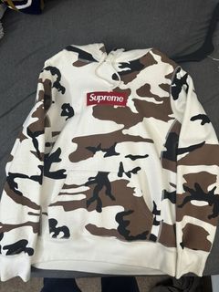 White camo best sale supreme hoodie