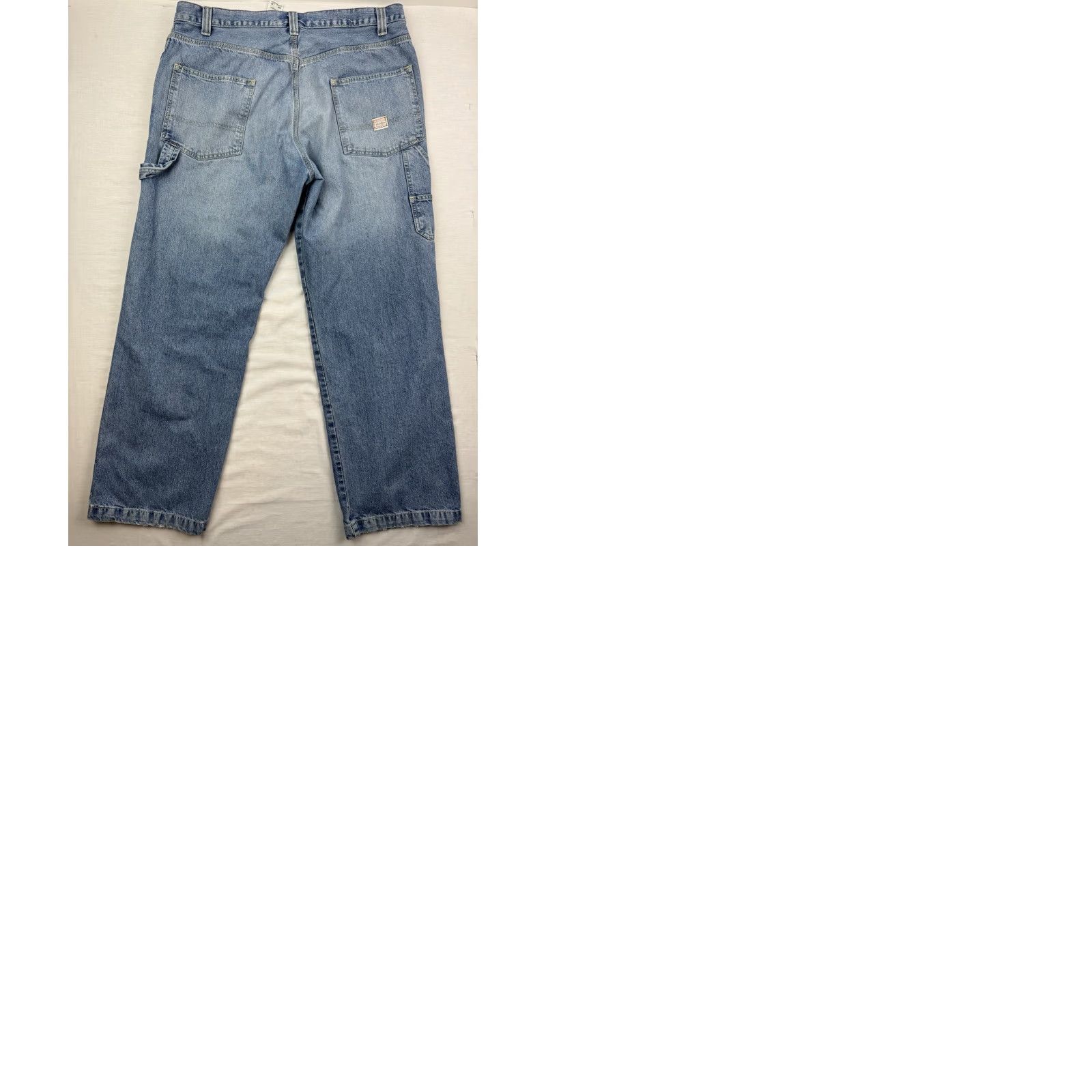 Levi's VINTAGE Levi's Carpenter Jeans Men 38x32 Blue Wide-Leg 90s Grunge Y2K Baggy Size US 38 / EU 54 - 11 Thumbnail