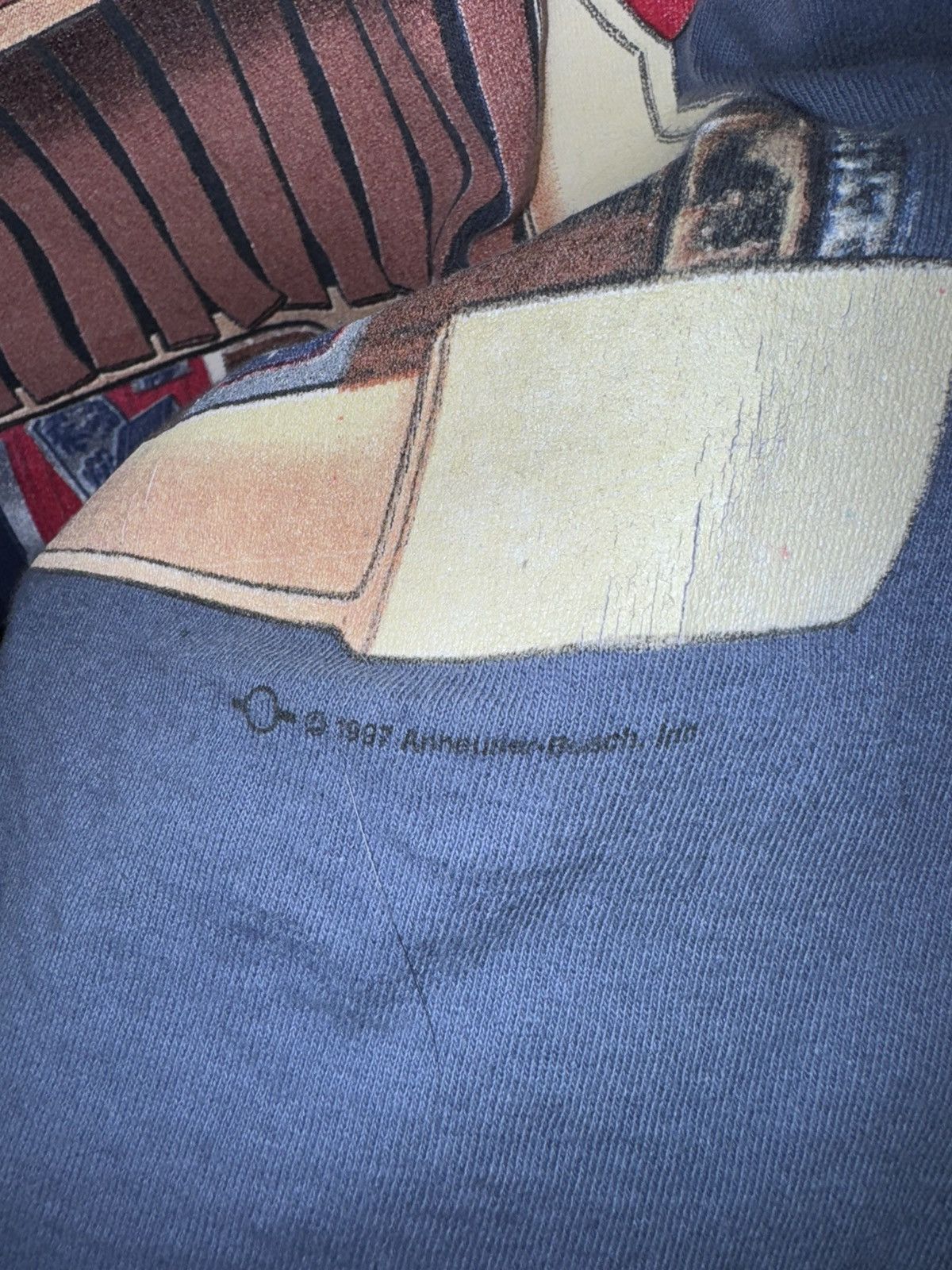 Vintage 1997 Vintage Bud Light Office Printer T-Shirt Size US L / EU 52-54 / 3 - 2 Thumbnail