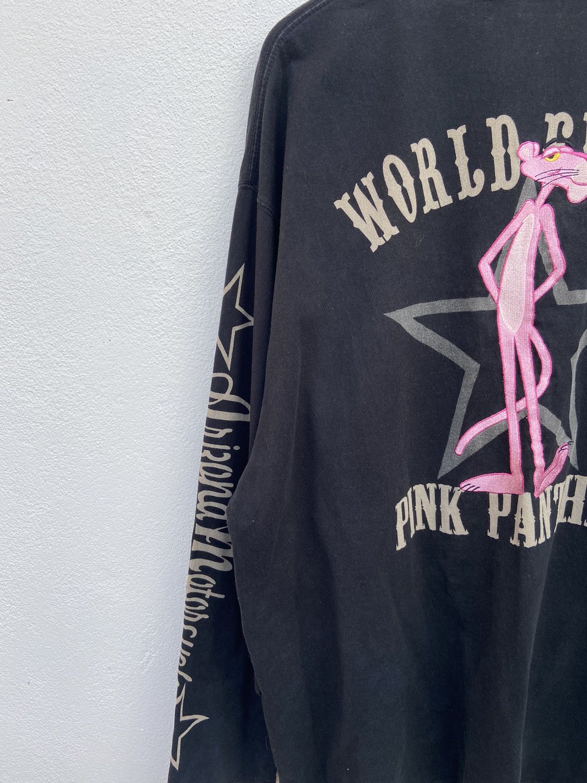 Flagstuff 🔥 Rare Pink Panther X Flaggstaff t shirt long sleeve Size US XL / EU 56 / 4 - 3 Thumbnail