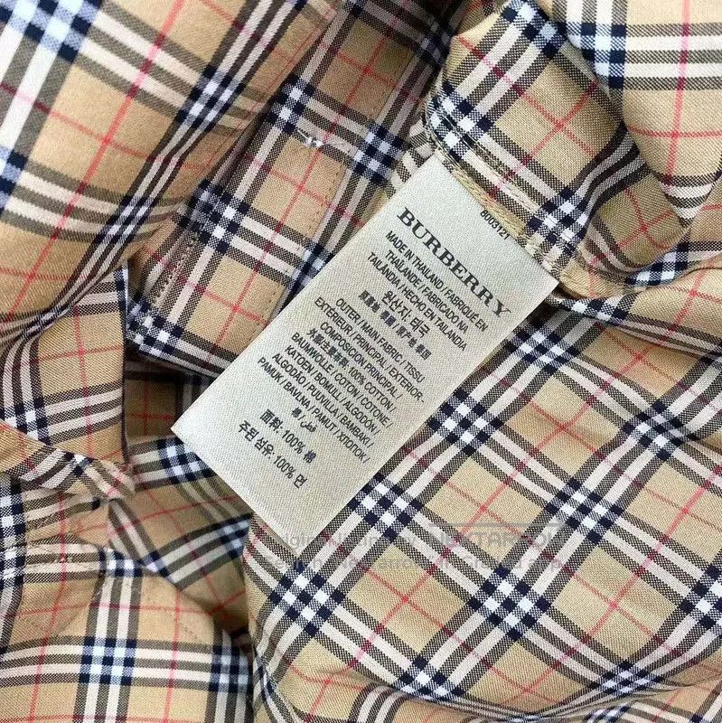 Burberry Burberry Khaki Cotton Women's Shirt. Size XXS / US 00 / IT 34 - 4 Thumbnail