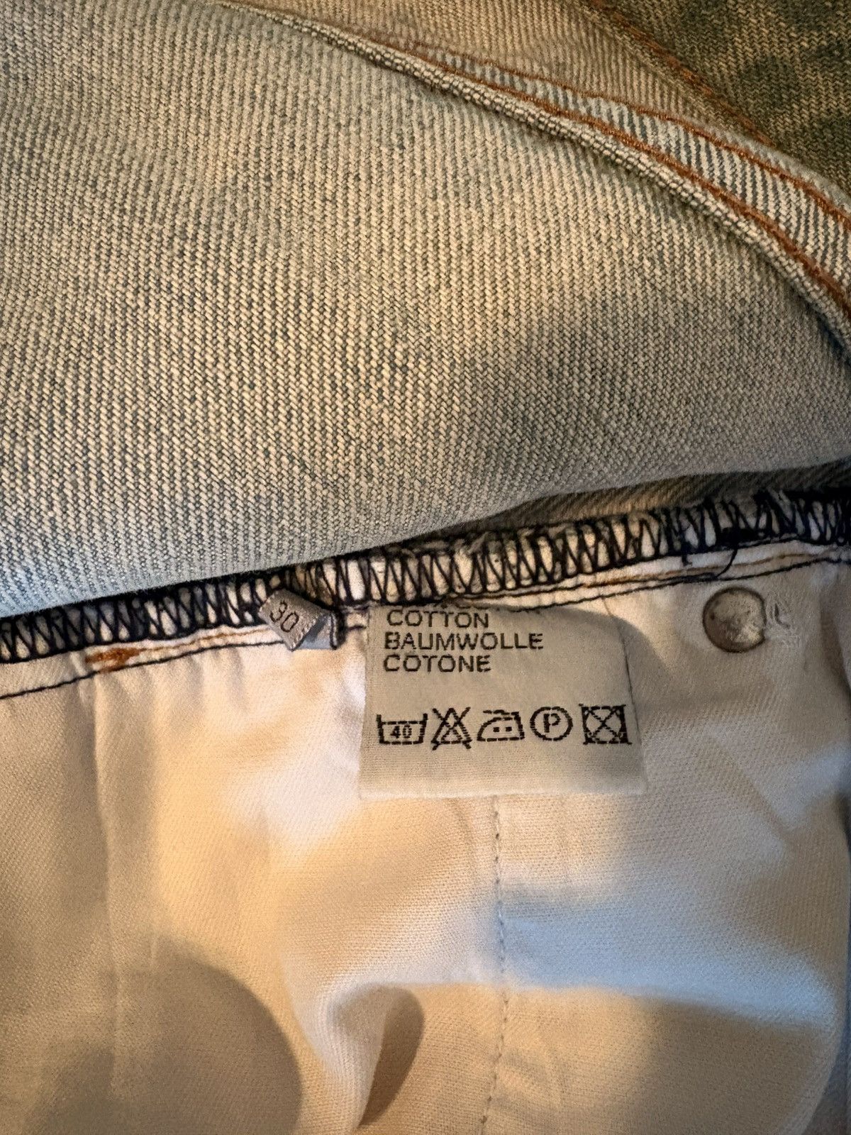 Hedi Slimane Dior Bleu Claire Denim Size US 30 / EU 46 - 4 Thumbnail