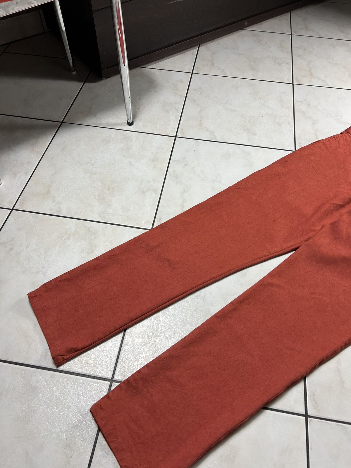Etro Etro Milano casual linen cotton chino orange trousers Size US 34 / EU 50 - 10 Thumbnail
