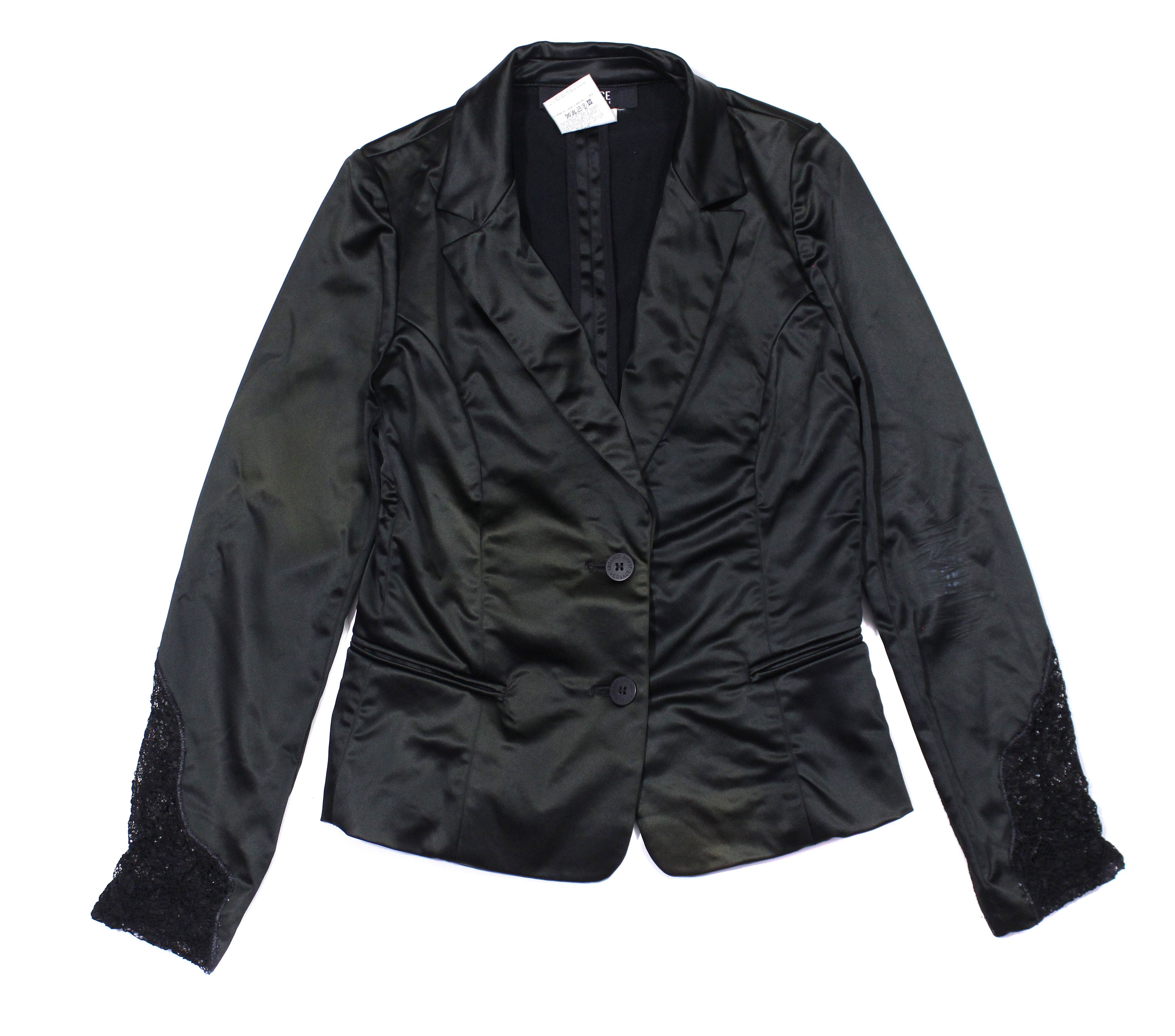 Versace Nylon Embroidered Blazer Vintage Size M / US 6-8 / IT 42-44 - 1 Thumbnail