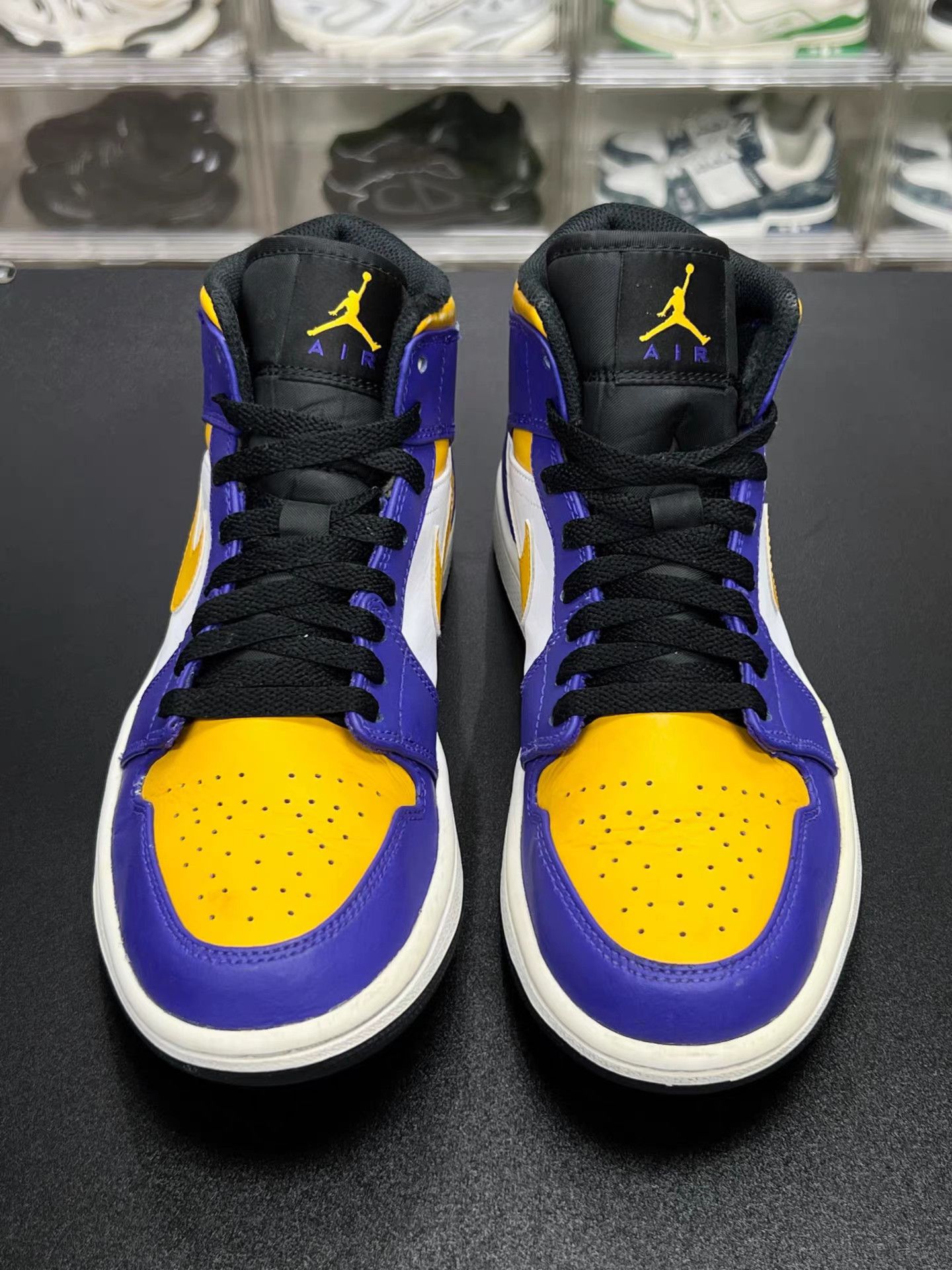 Jordan Brand Air Jordan 1 Mid Lakers K15 Size US 7.5 / EU 40-41 - 2 Thumbnail
