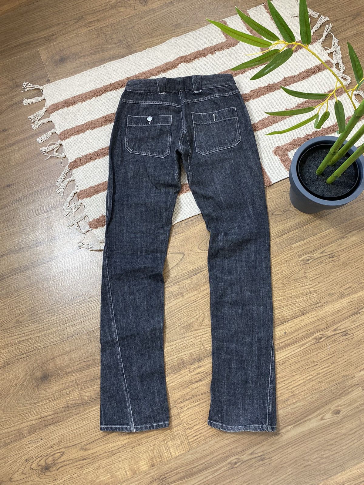 Isabel Marant VINTAGE ISABEL MARANT GRAY DENIM JEANS Size 26" / US 2 / IT 38 - 4 Thumbnail