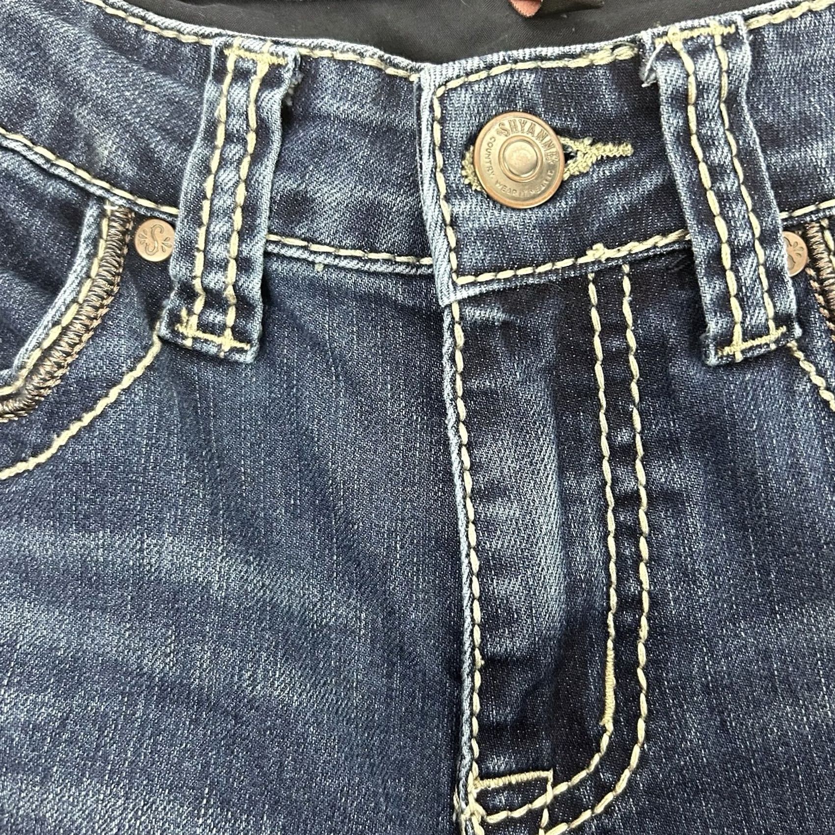 Vintage VINTAGE Shyanne Western Embroidery Jeans Womens 30 Regular 29 Inseam Blue Skinny Cowboy Southwestern Womens Size 30" / US 8 / IT 44 - 5 Thumbnail