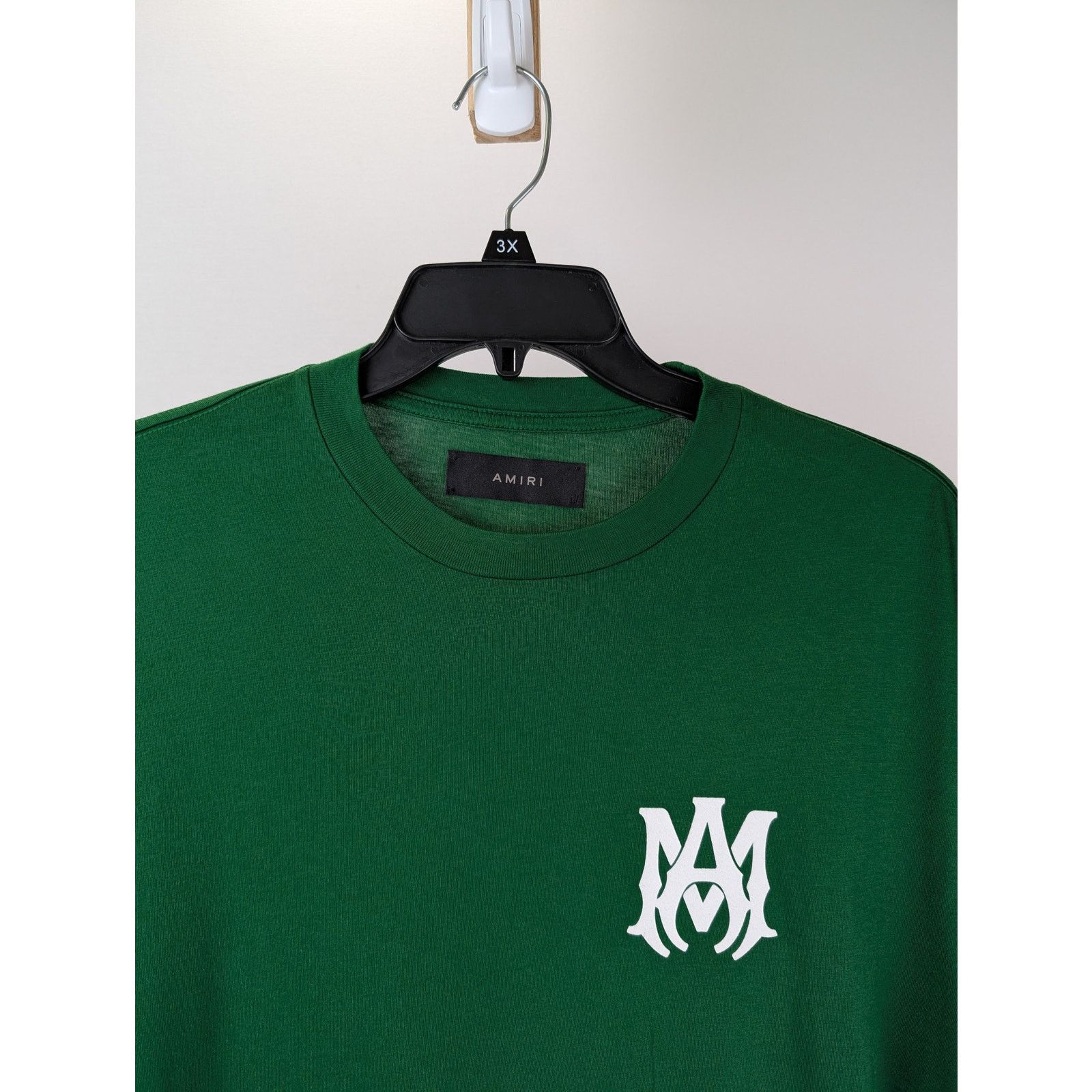Amiri o1rshd1 Amiri Puff Logo Tee T-Shirt in Green Size US S / EU 44-46 / 1 - 5 Thumbnail