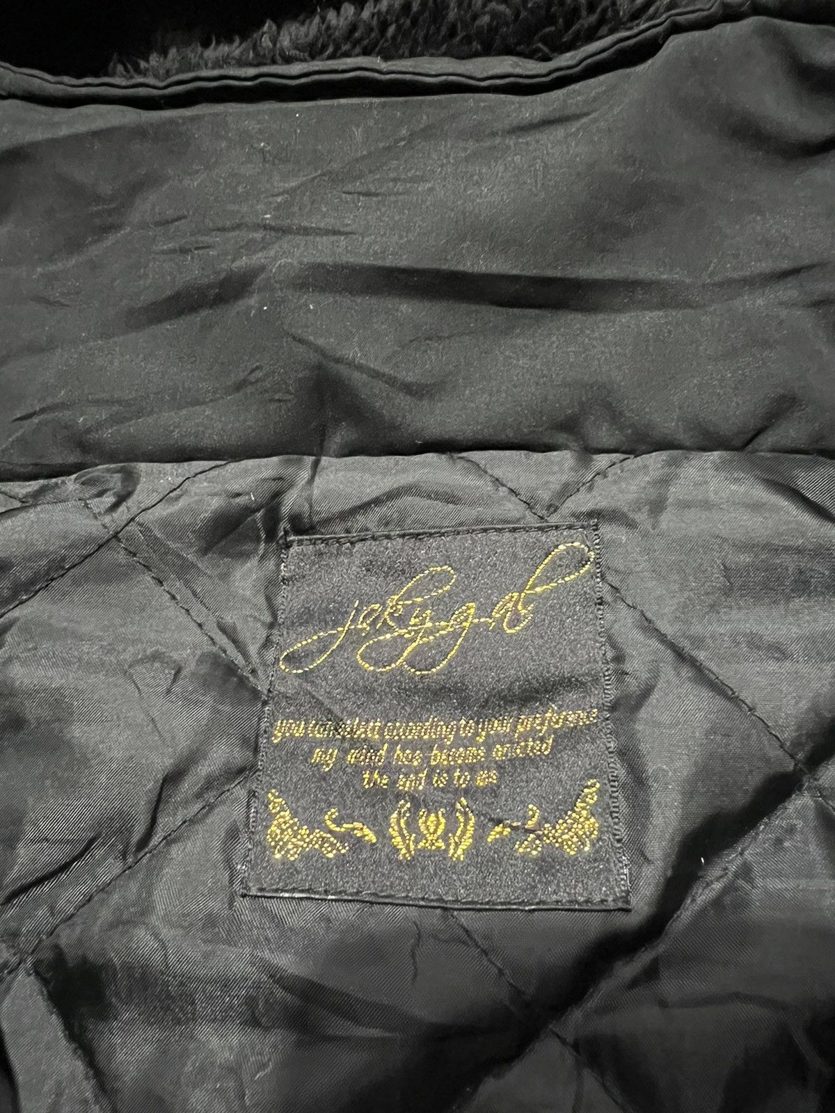If Six Was Nine 2000s Japanese Hysteric Cargo 14th Fur Vkei Bomber y2k Lgb Size US S / EU 44-46 / 1 - 5 Thumbnail