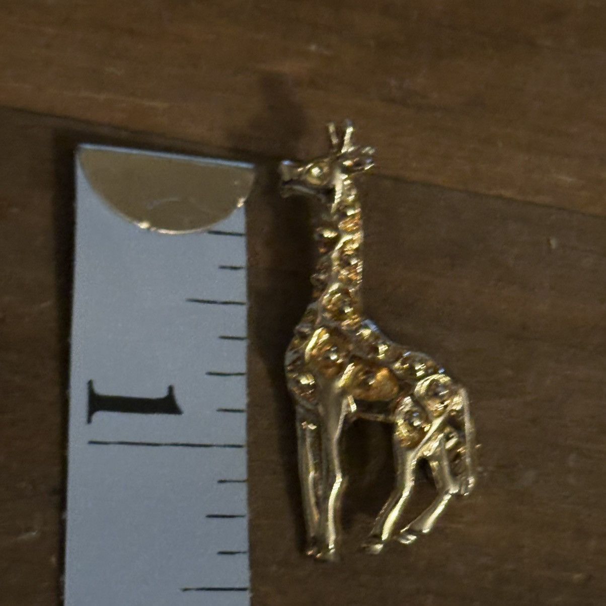Vintage Vintage gold tone giraffe brooch Size ONE SIZE - 2 Thumbnail